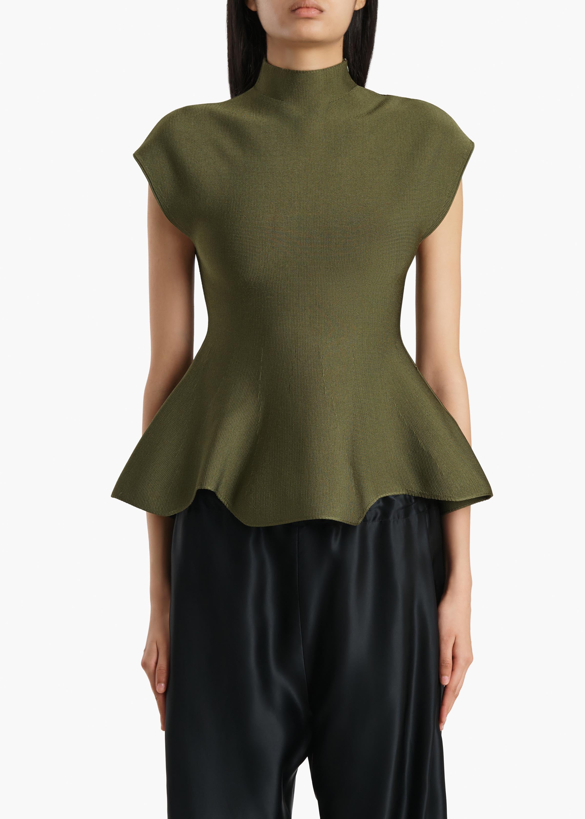 Andra Top in Olive