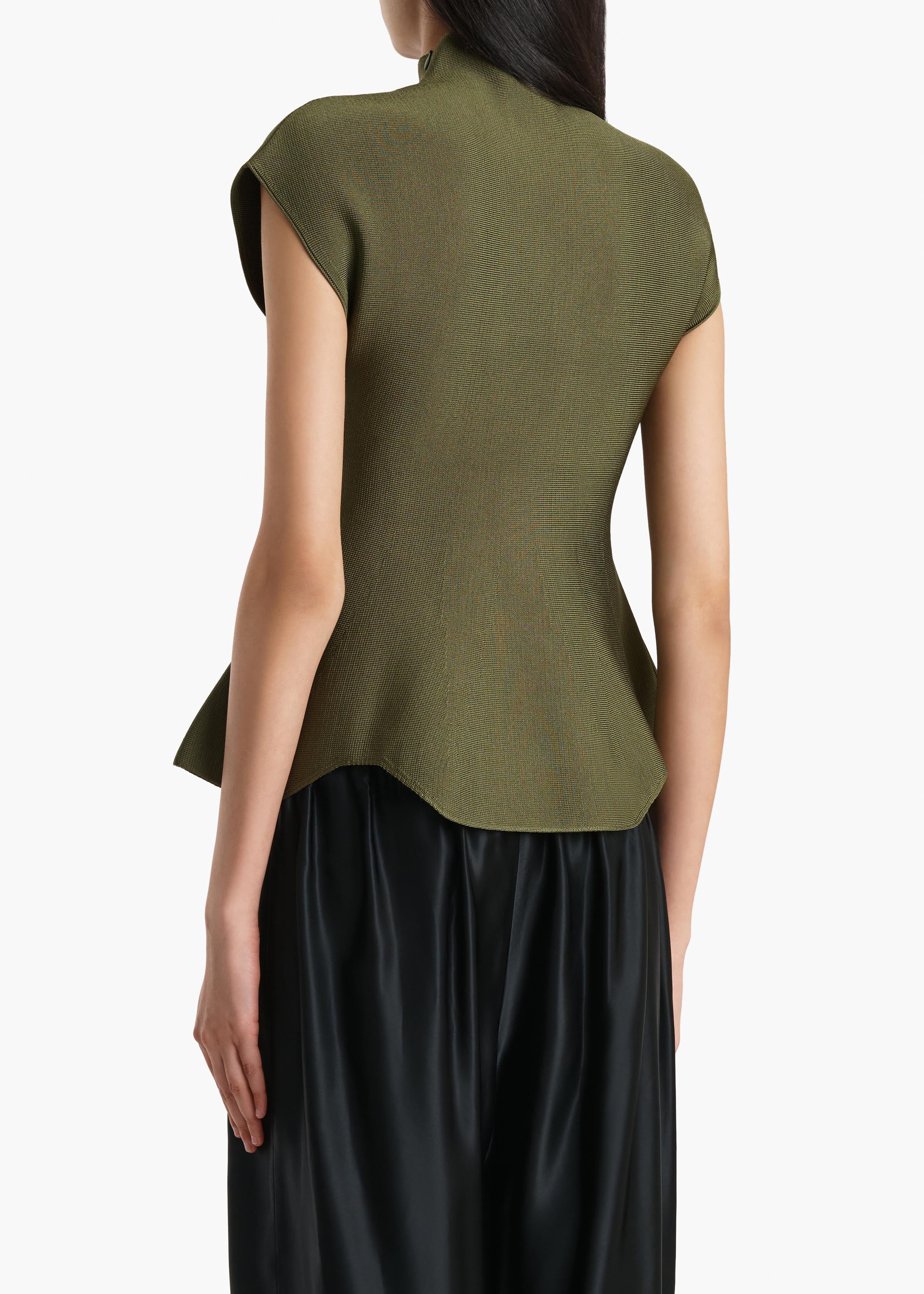 Andra Top in Olive