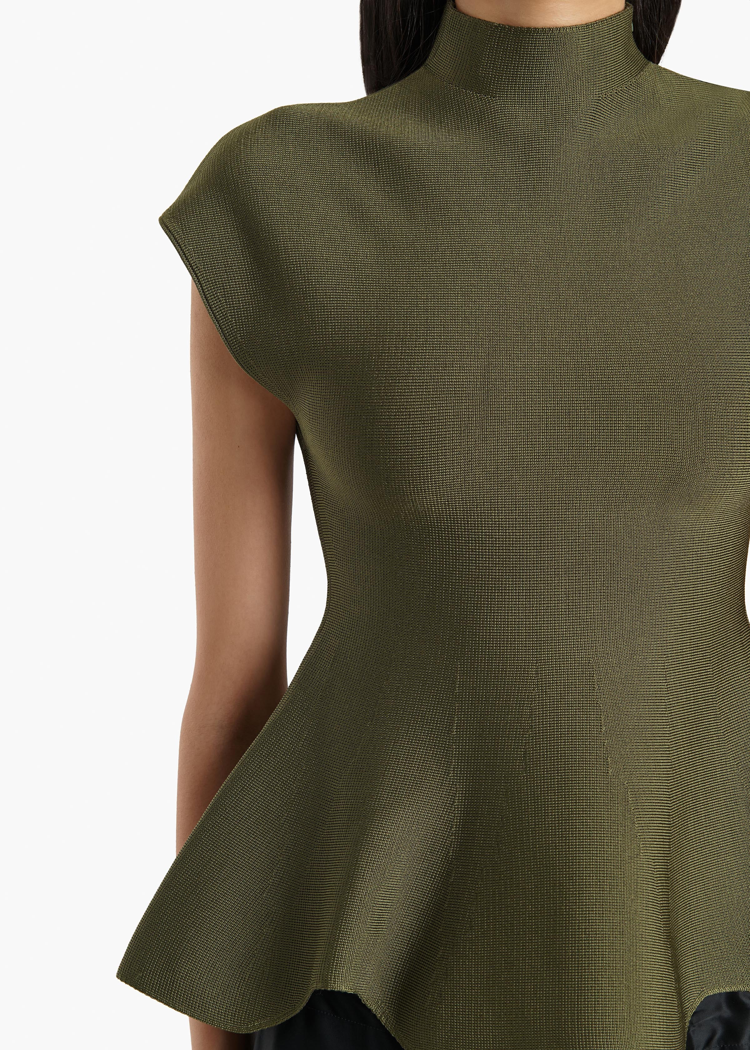 Andra Top in Olive