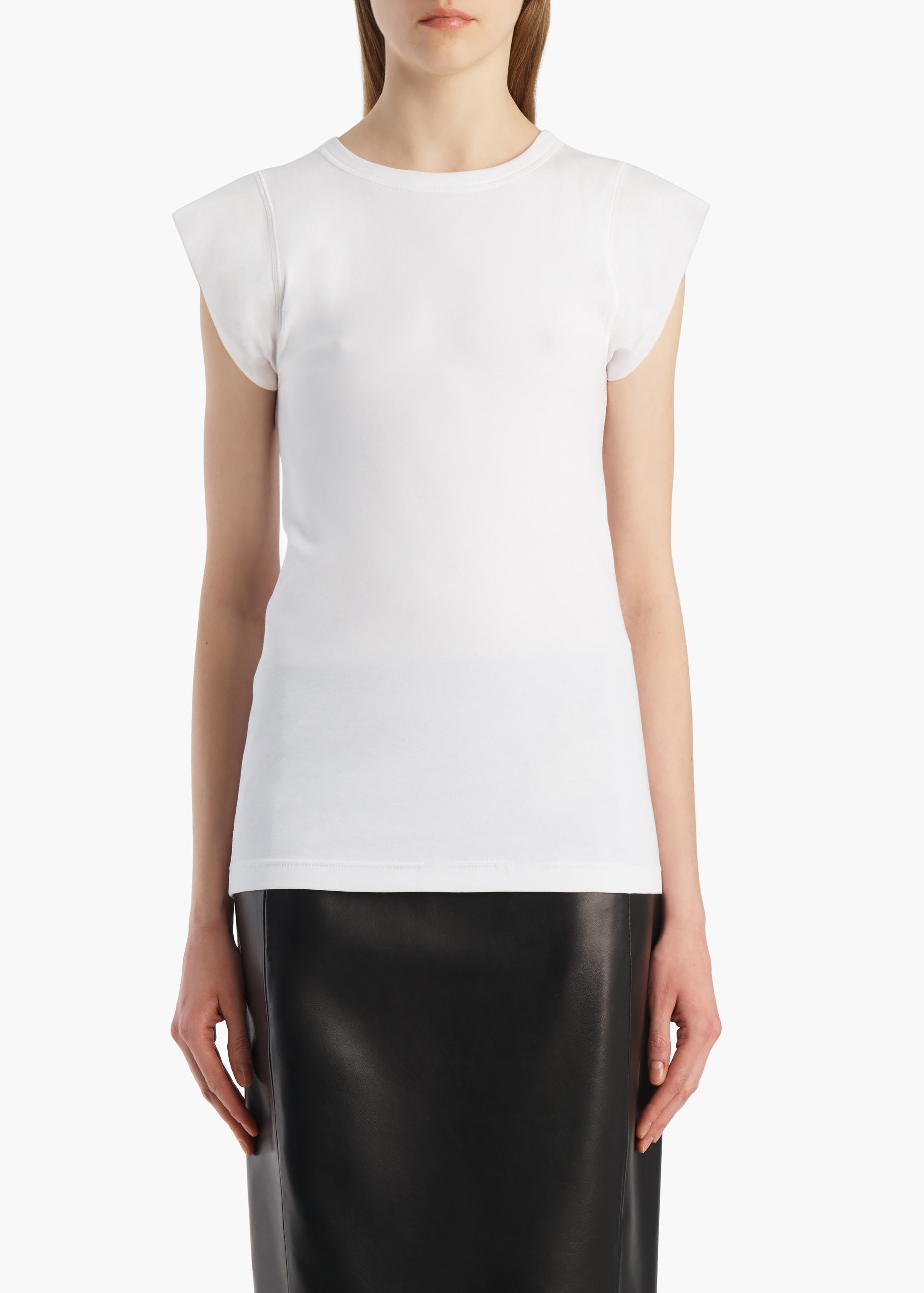 KHAITE  - Angel Top in Chalk