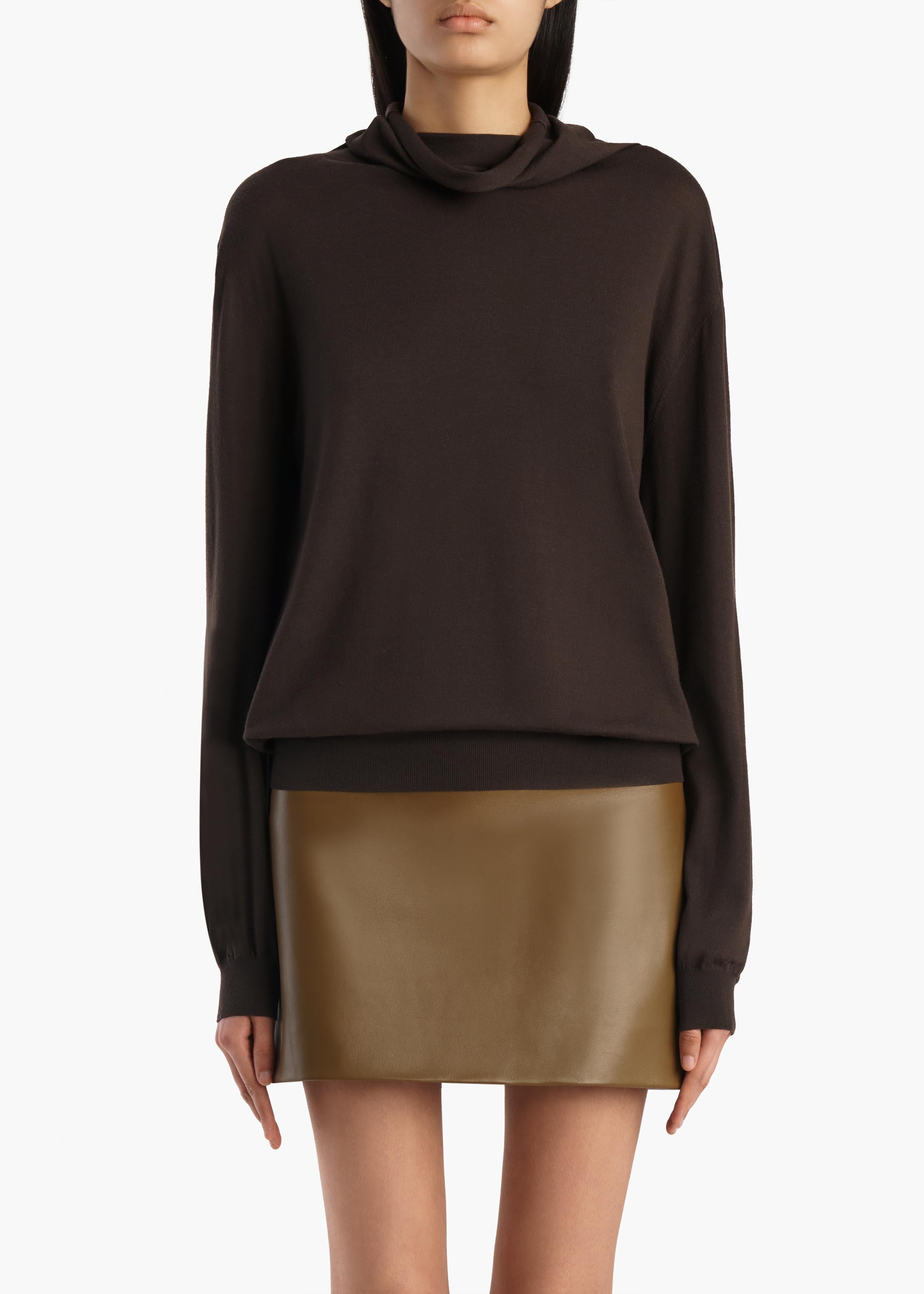 Annette Sweater in Espresso