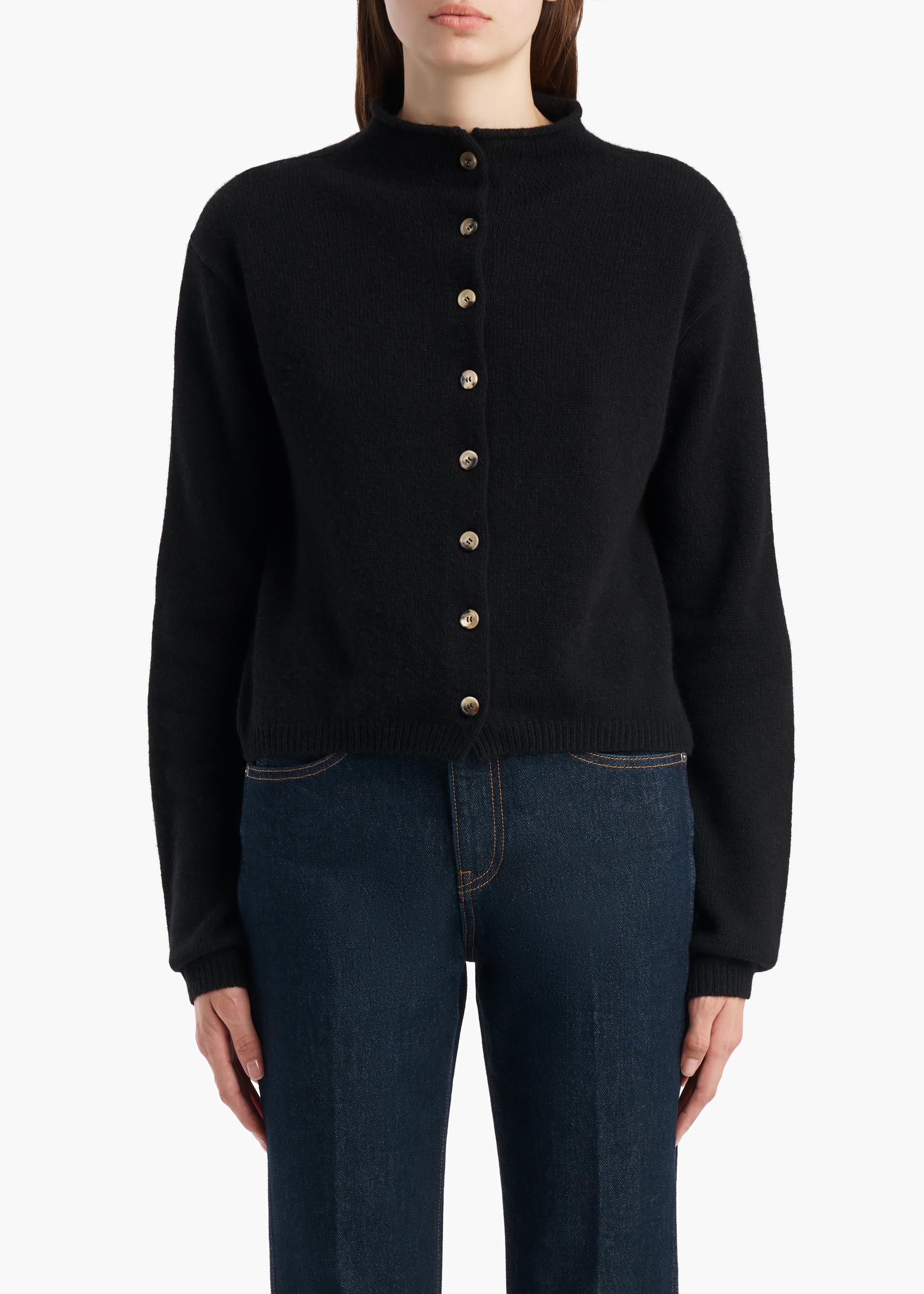 KHAITE  - Annora Cardigan in Midnight Navy