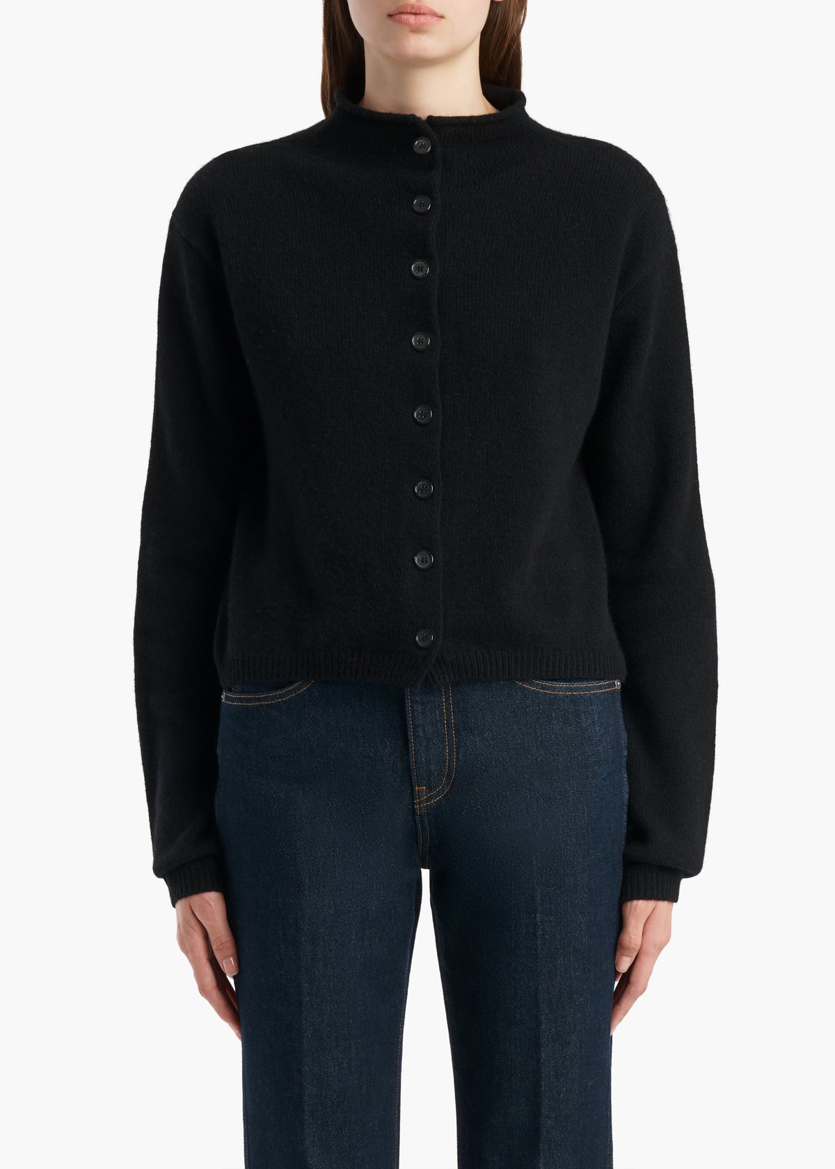 KHAITE  - Annora Cardigan in Midnight Navy