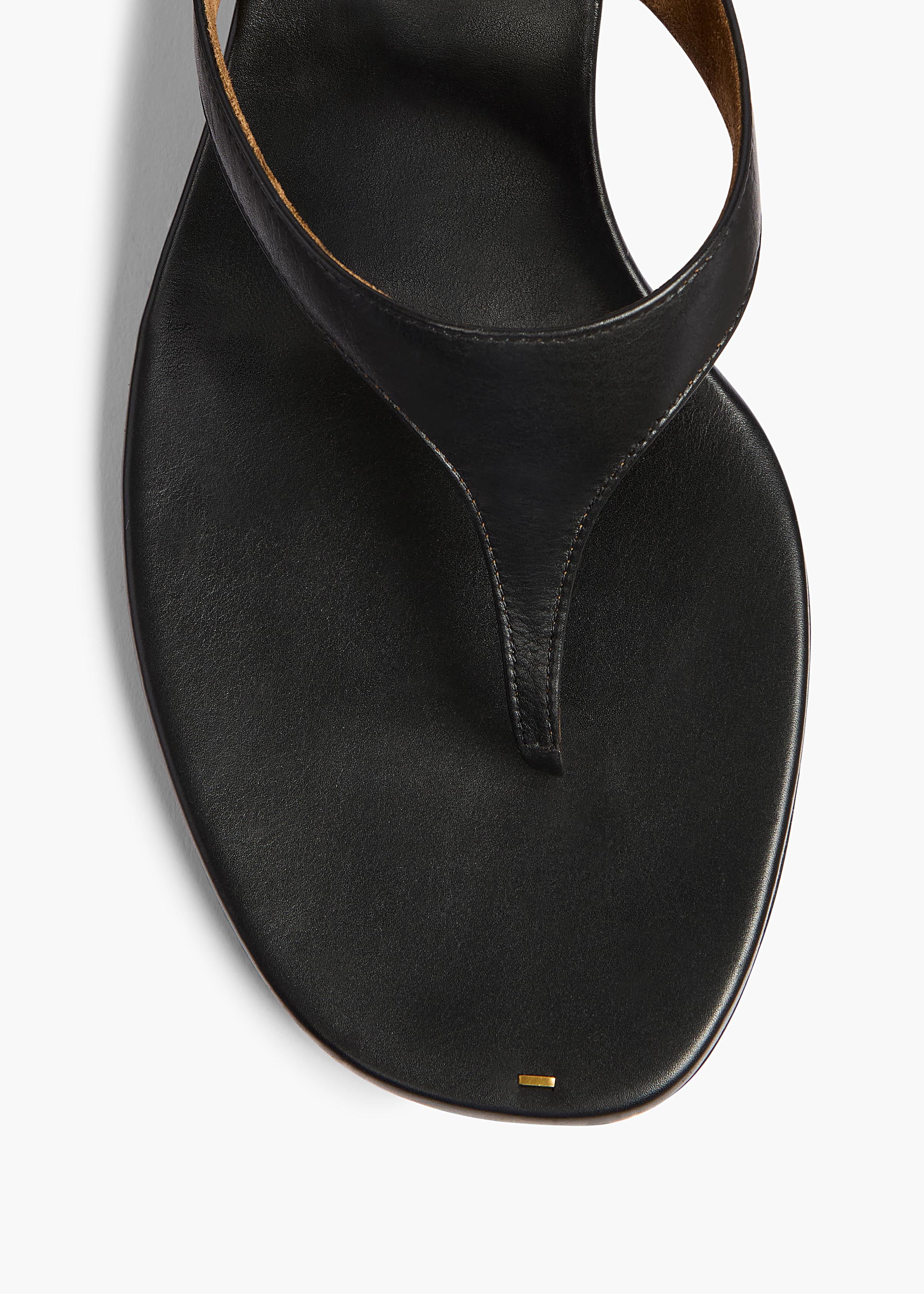 Archer Sandal in Black Leather – KHAITE
