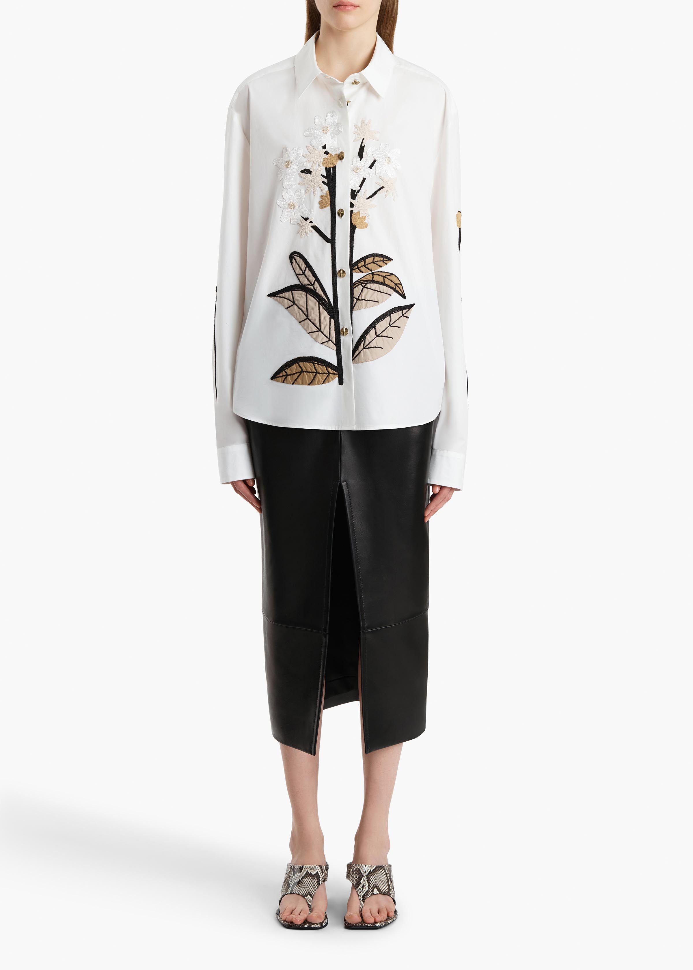 KHAITE シャツ XS Khaite Maeve Graphic Cotton T-Shirt | Saks Fifth Avenue
