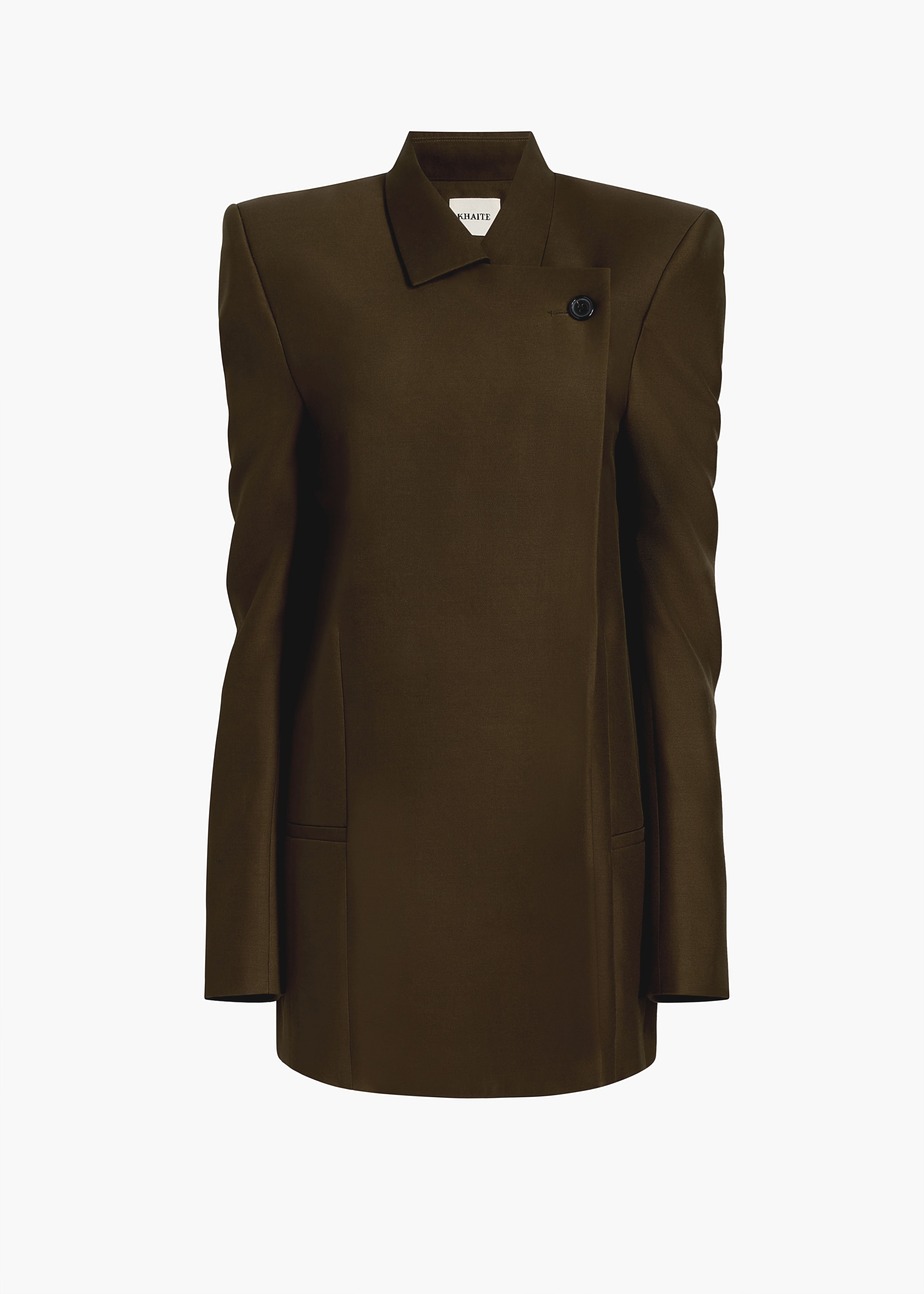 KHAITE  - Armair Jacket in Dark Olive