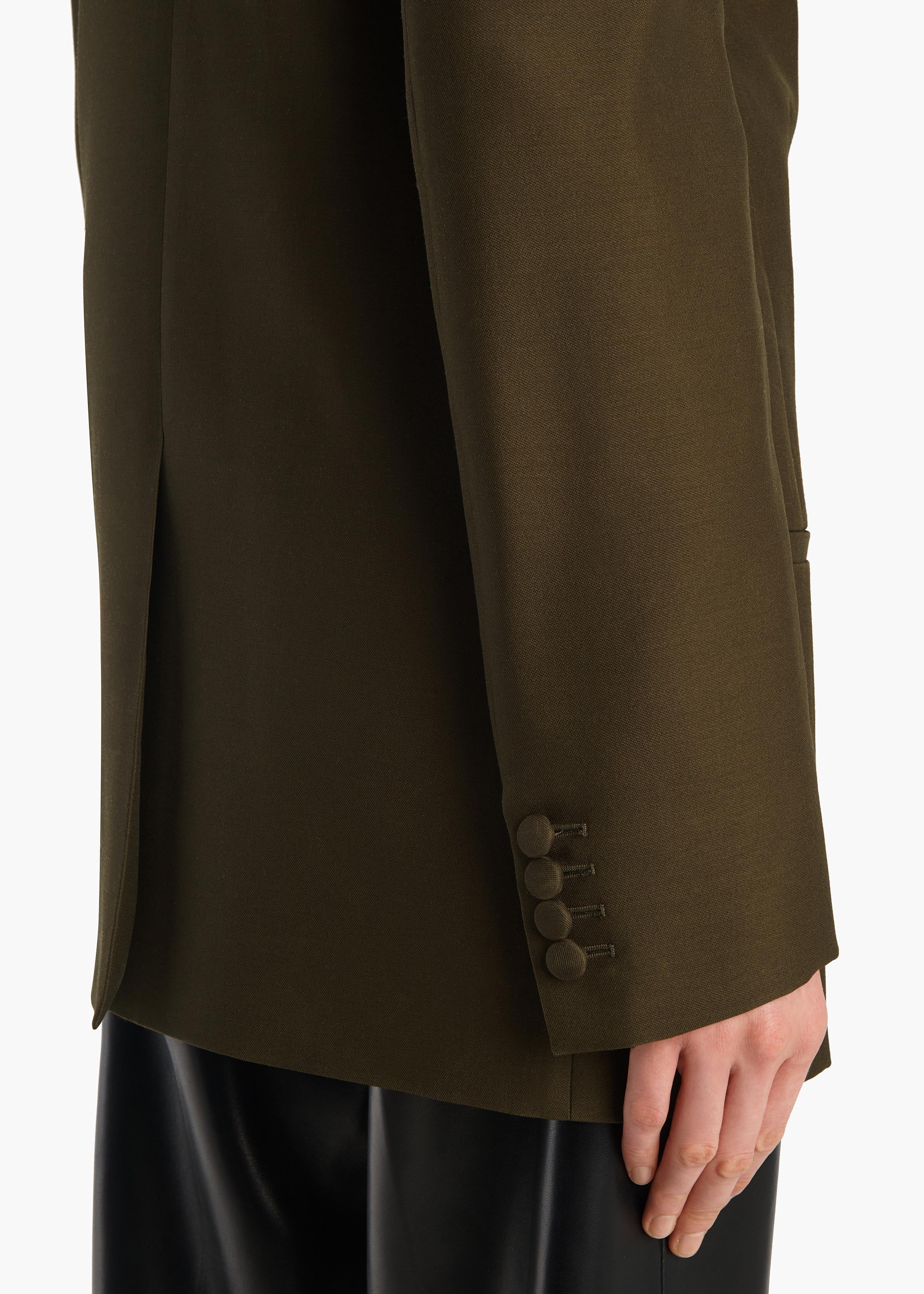 KHAITE  - Armair Jacket in Dark Olive