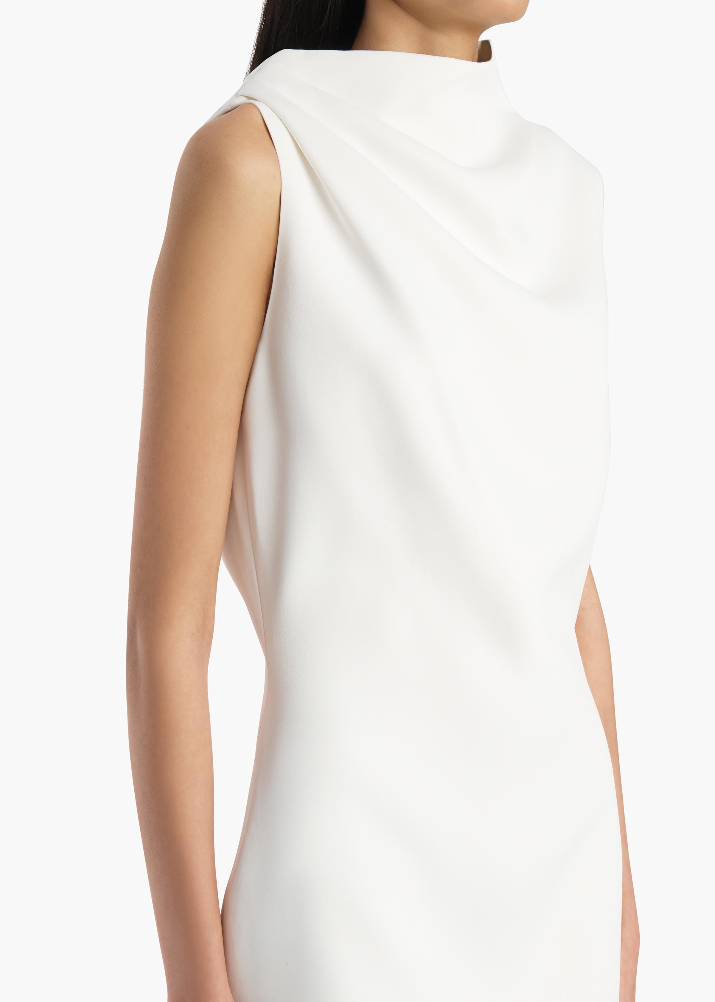 Astor Dress in Chalk