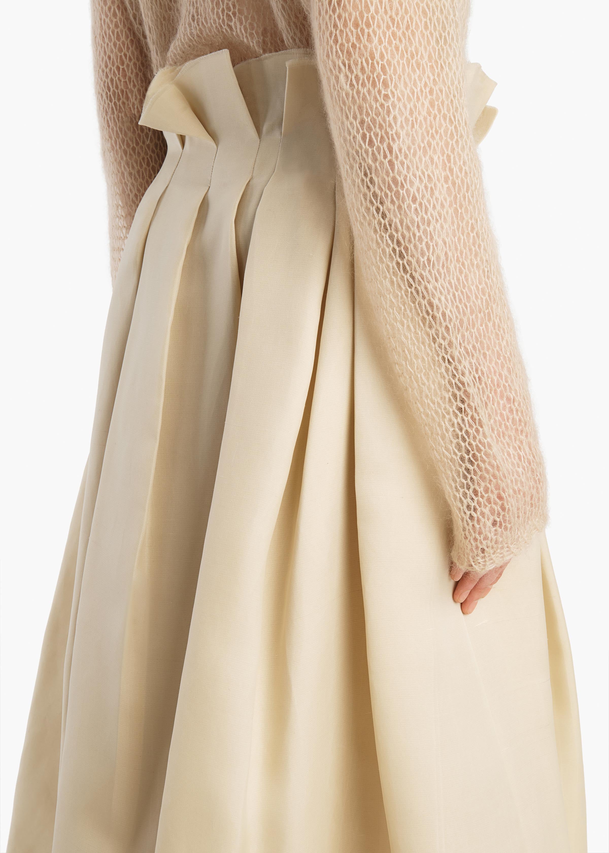 Astrid Skirt in Ivory Glow