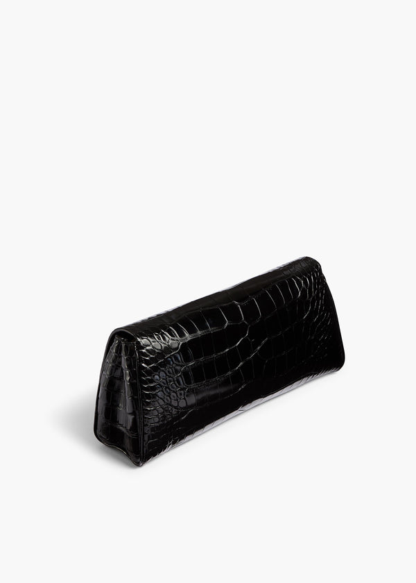 AUDREY CLUTCH BLACK ALLIGATOR H3033 929 200 B
