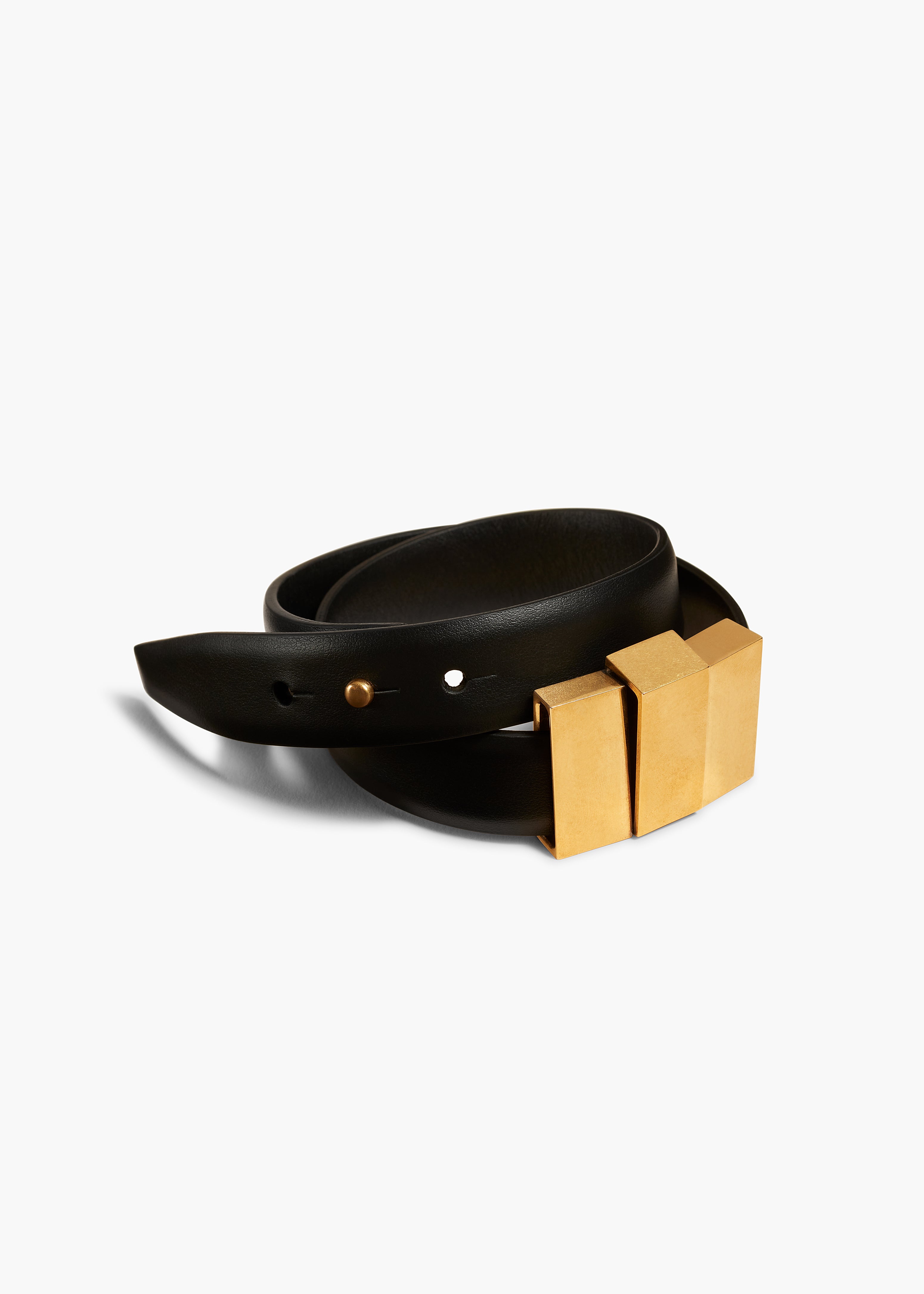 KHAITE LLC - Axel Bracelet in Black Leather