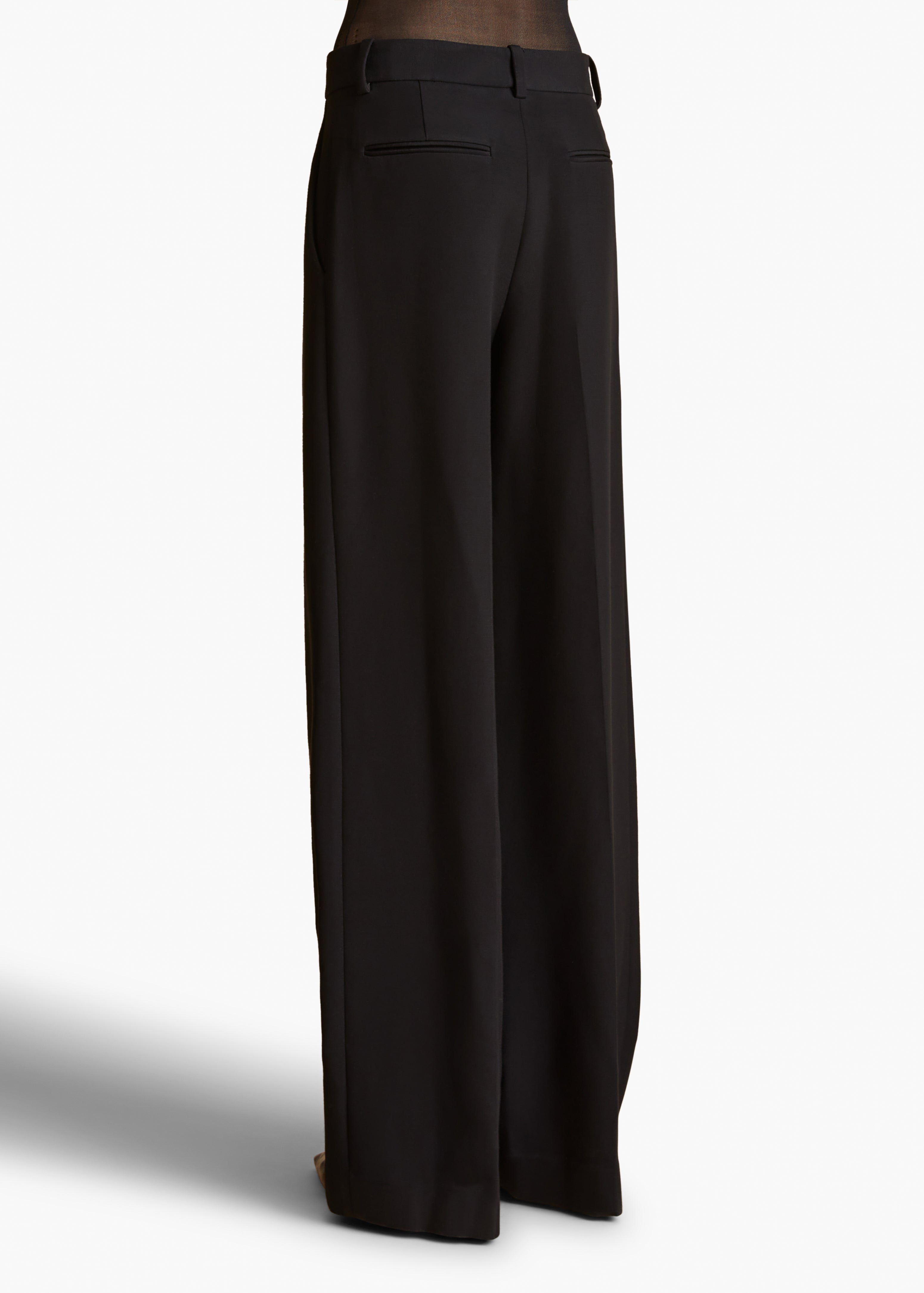 BACALL PANT IN BLACK BACK VIEW