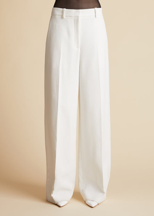 The Bacall Pant in Chalk