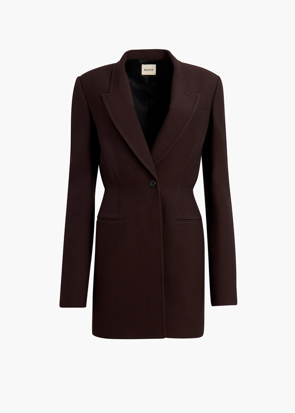 Beckett Blazer in Dark Brown