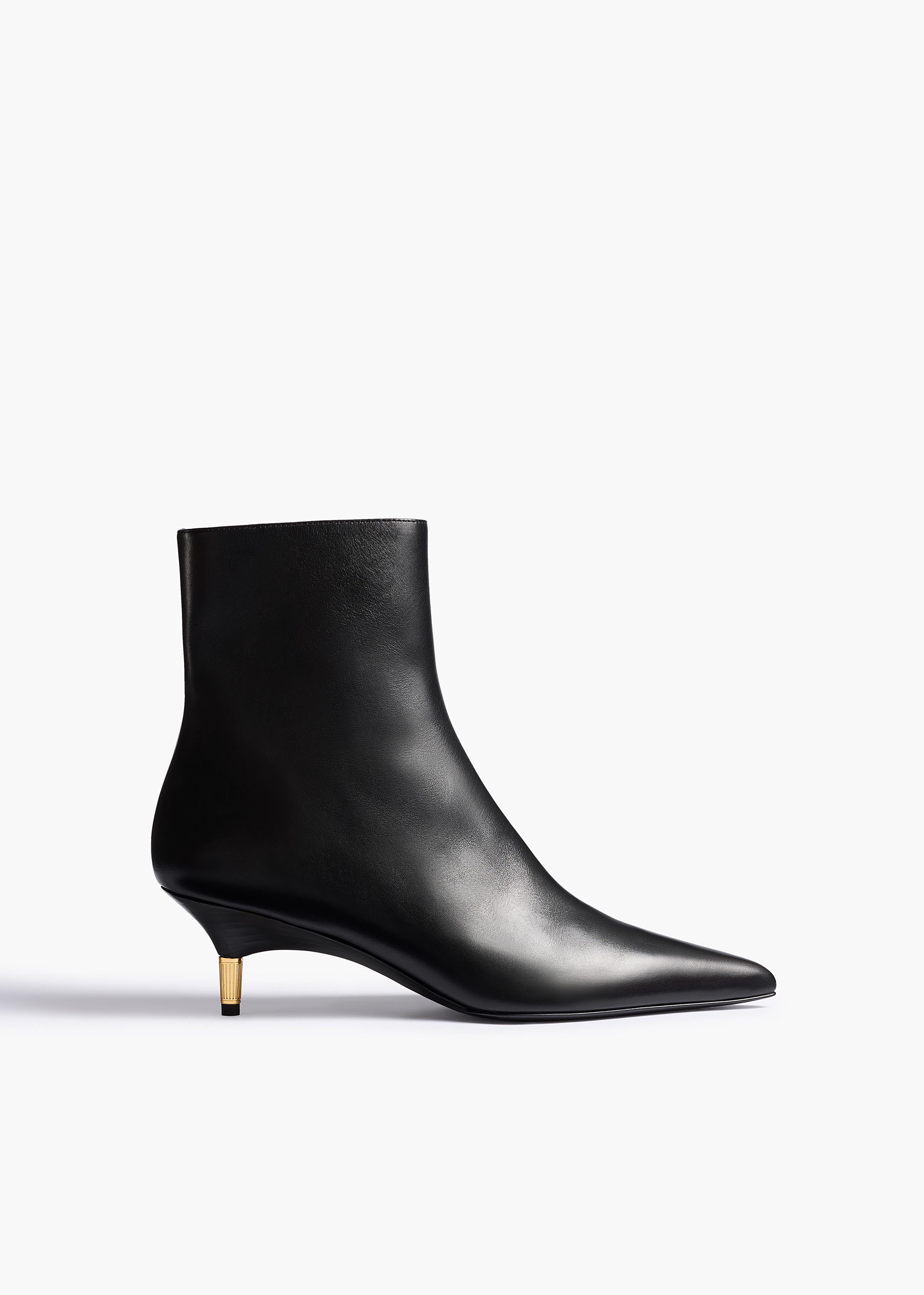 Bella Ankle Boot in Black Leather