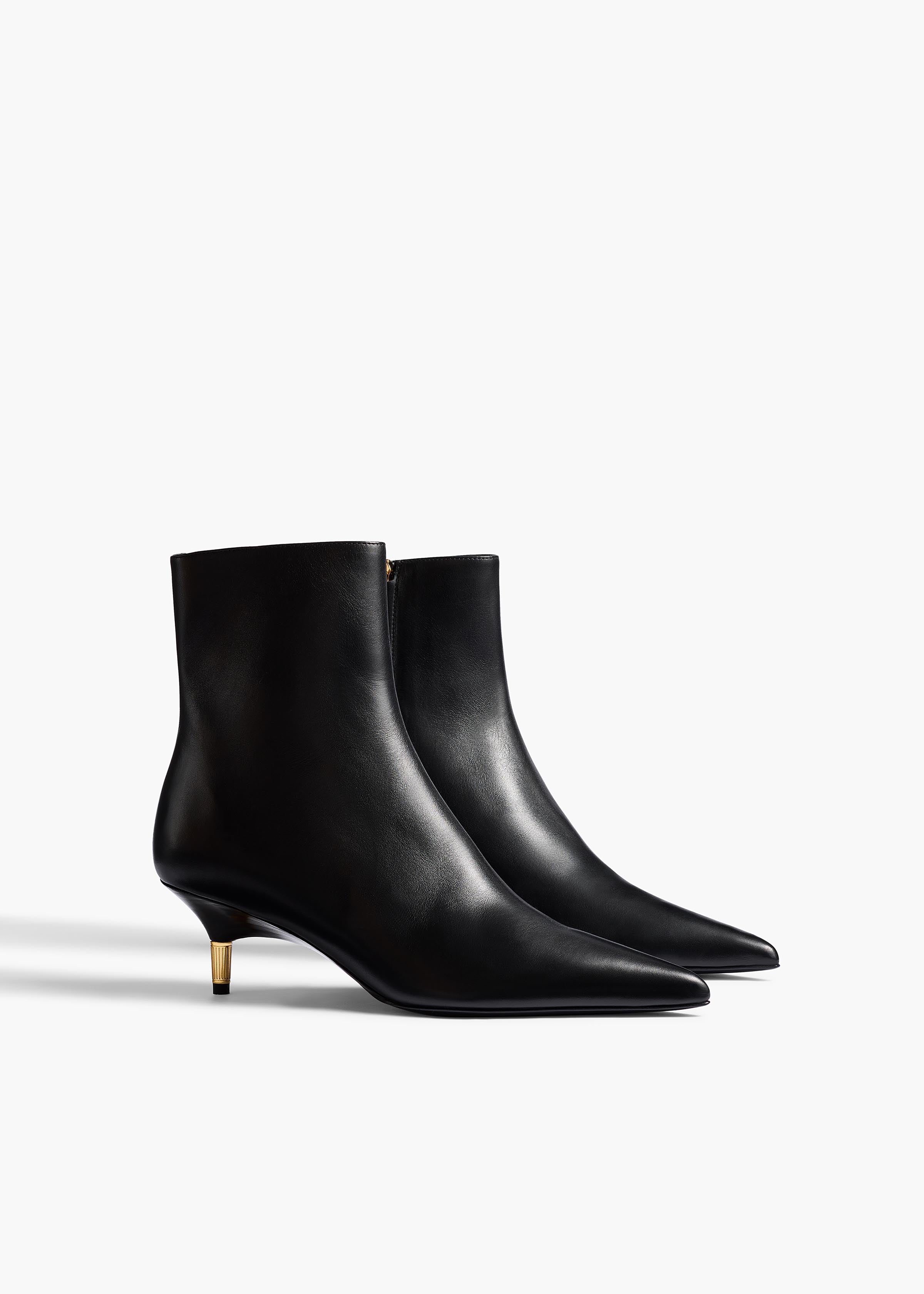 Bella Ankle Boot in Black Leather