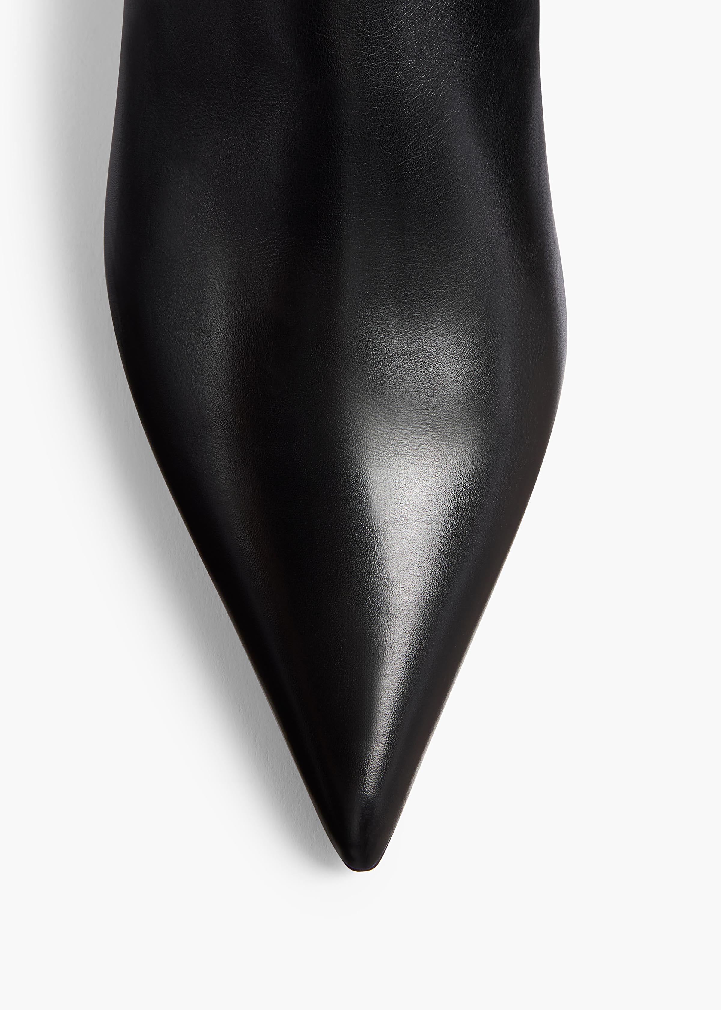 Bella Ankle Boot in Black Leather