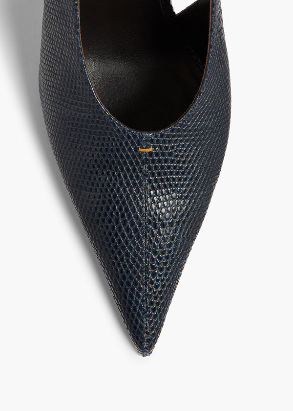 BELLA PUMP 100 MIDNIGHT NAVY LIZARD F2048 1018 358 C