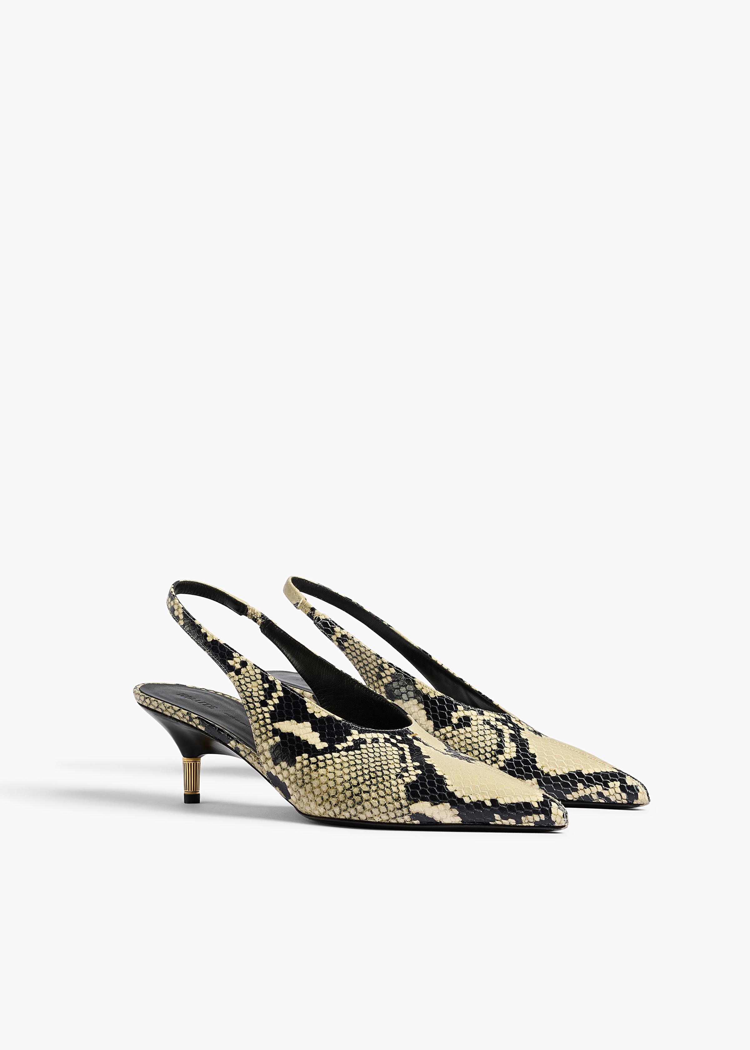 BELLA PUMP 55 NATURAL PYTHON EMBOSSED F2049 803 121 B