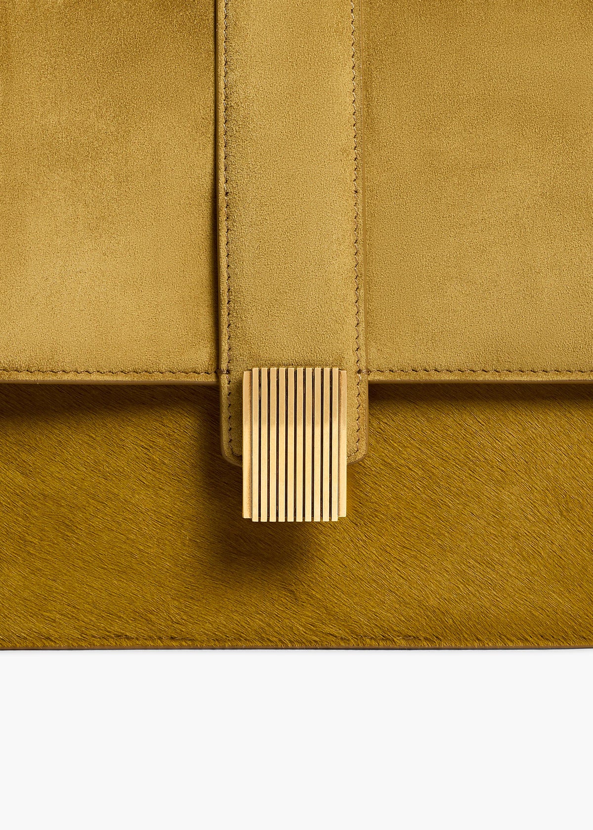 KHAITE  - Blake Crossbody Bag in Golden Olive