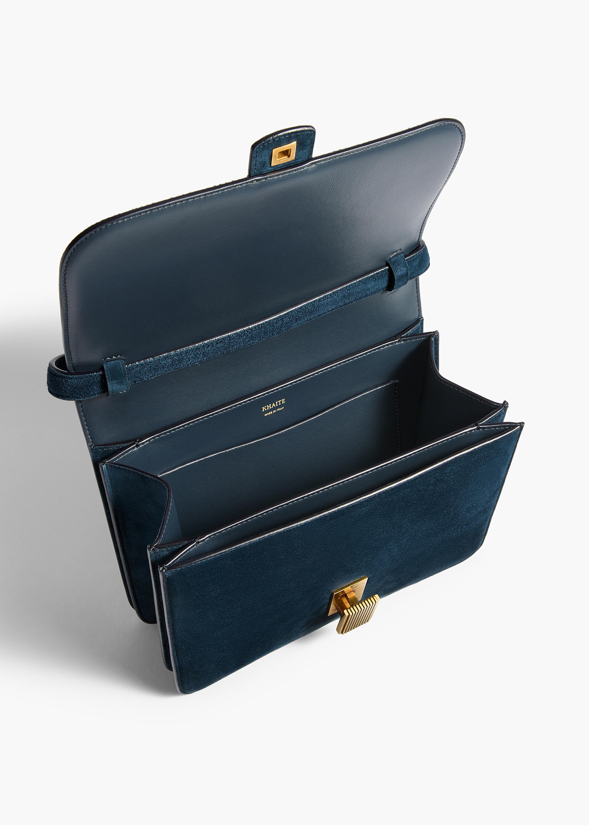 KHAITE  - Blake Crossbody Bag in Midnight Navy