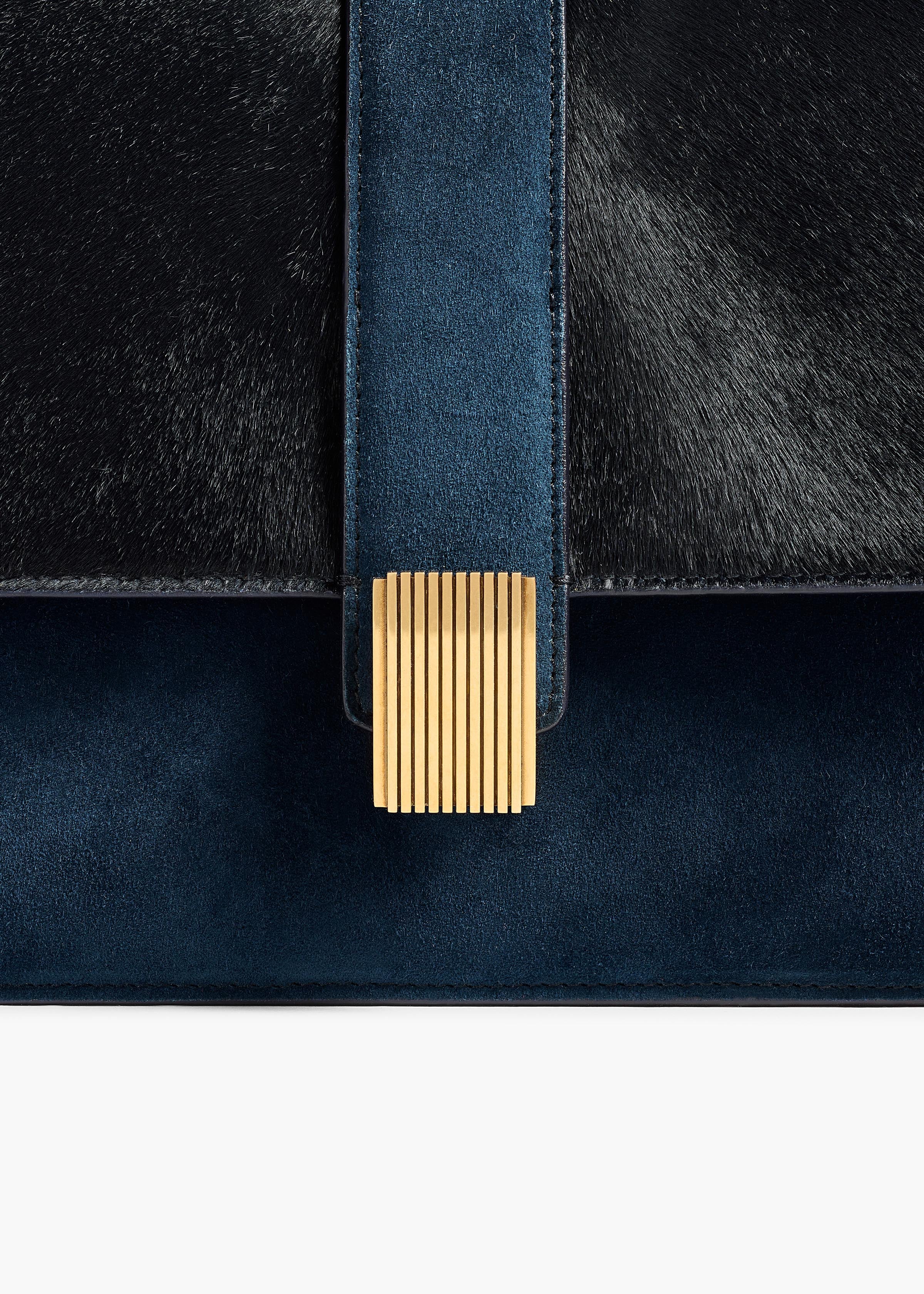 KHAITE  - Blake Crossbody Bag in Midnight Navy