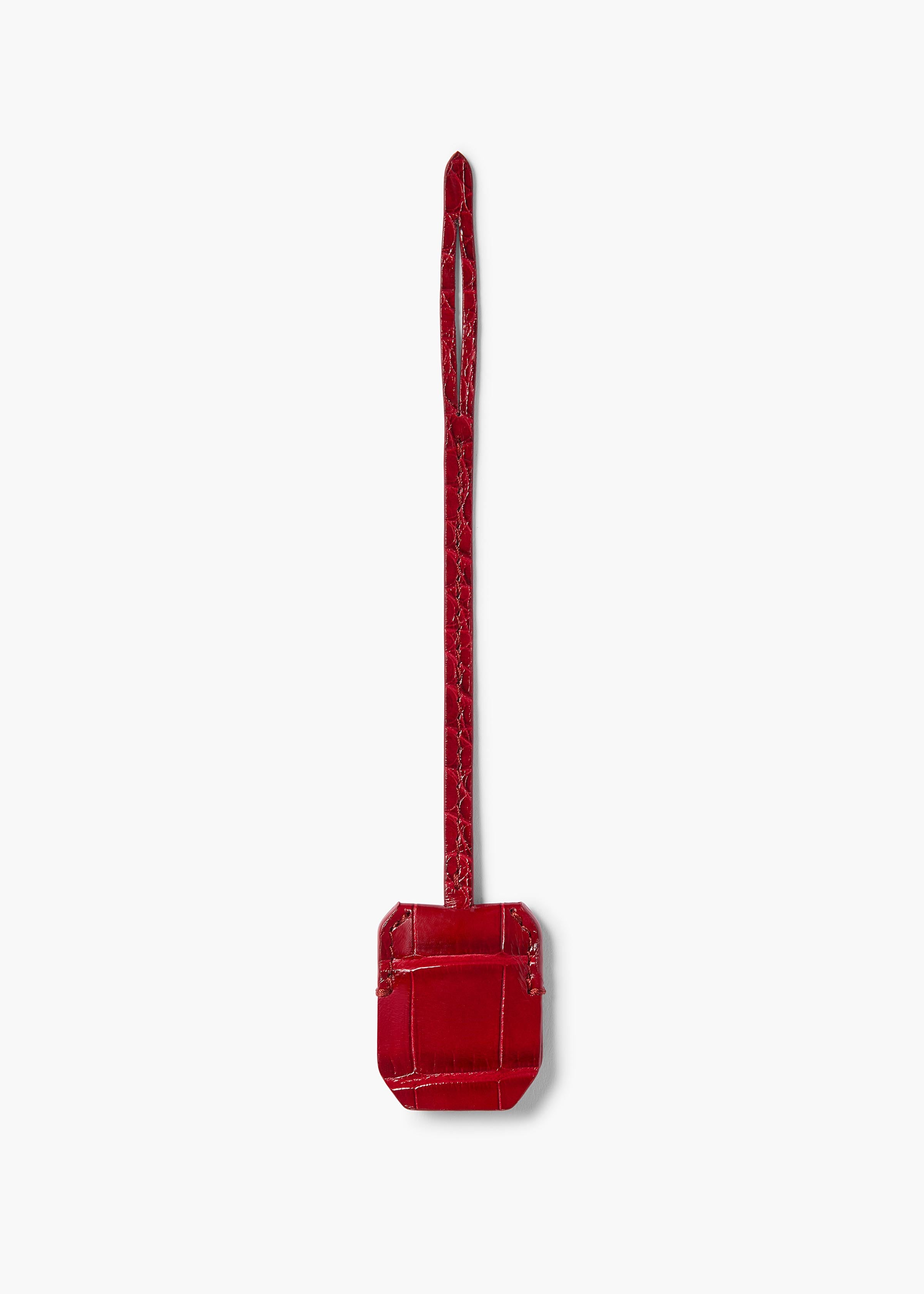 Blake Crossbody Bag in Ruby Alligator