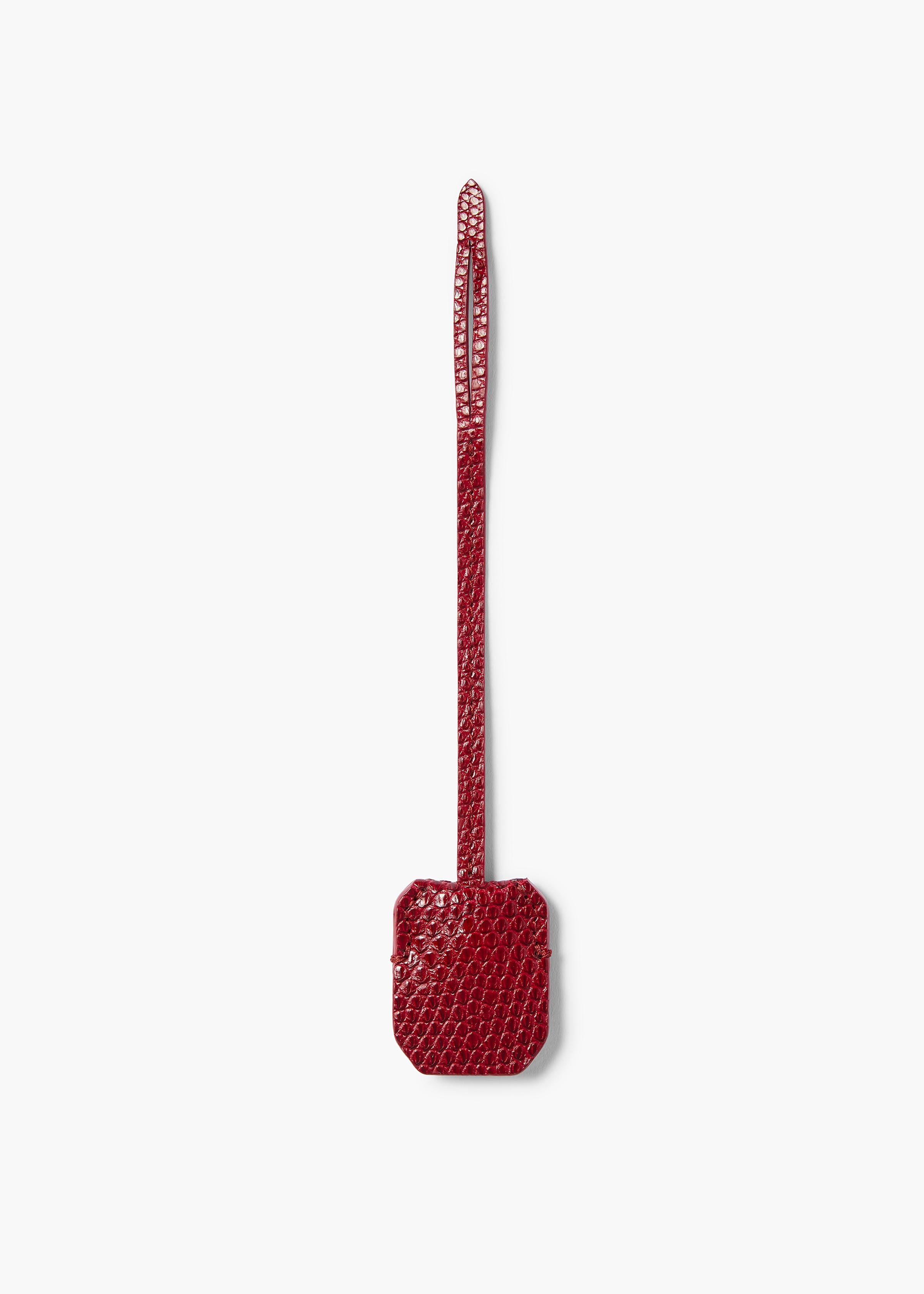 Blake Crossbody Bag in Ruby Lizard