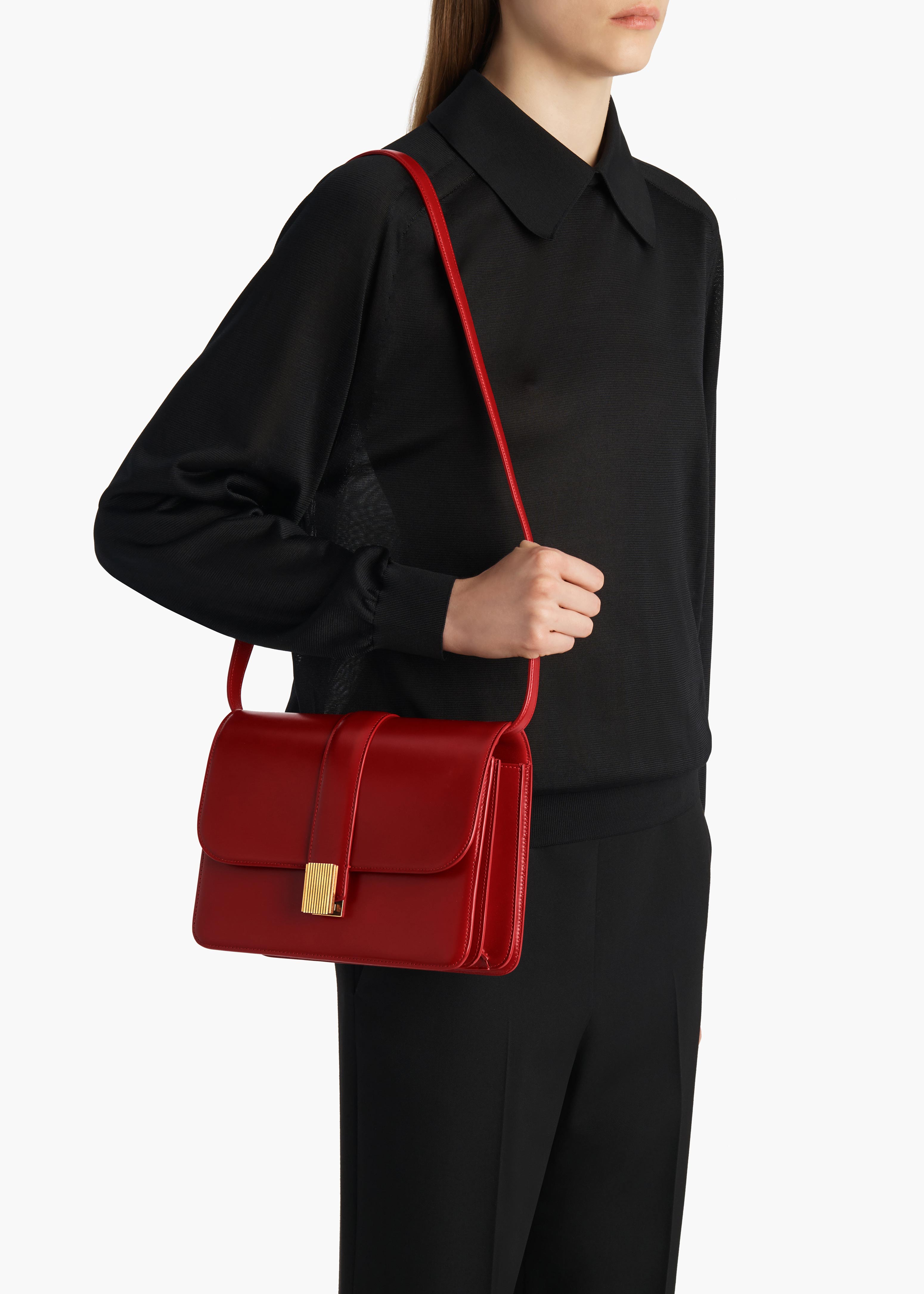 Blake Crossbody Bag in Ruby
