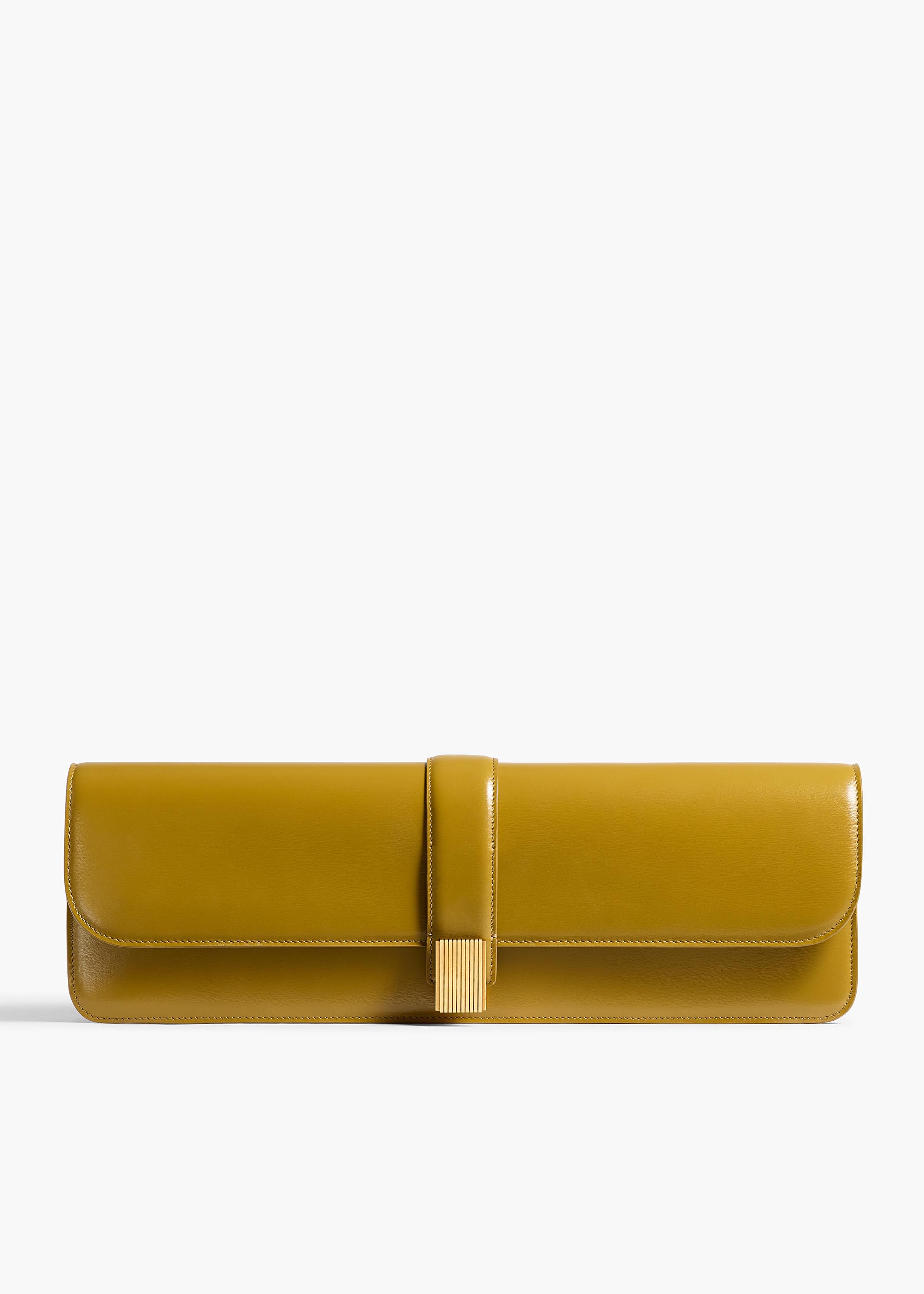 KHAITE  - Blake Long Clutch in Golden Olive