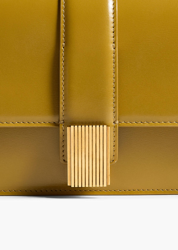 Blake Long Clutch in Golden Olive