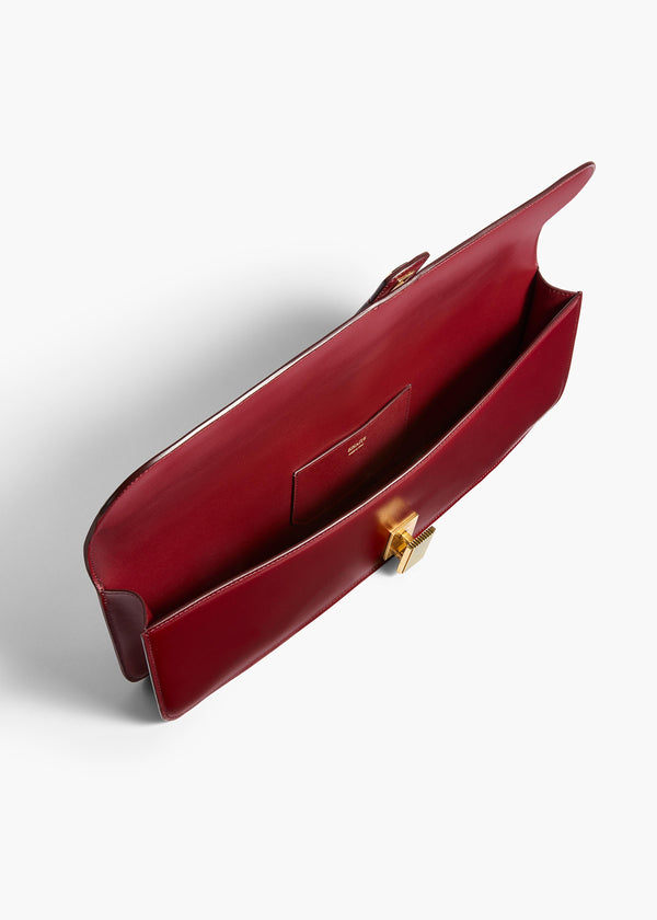 Blake Long Clutch in Oxblood