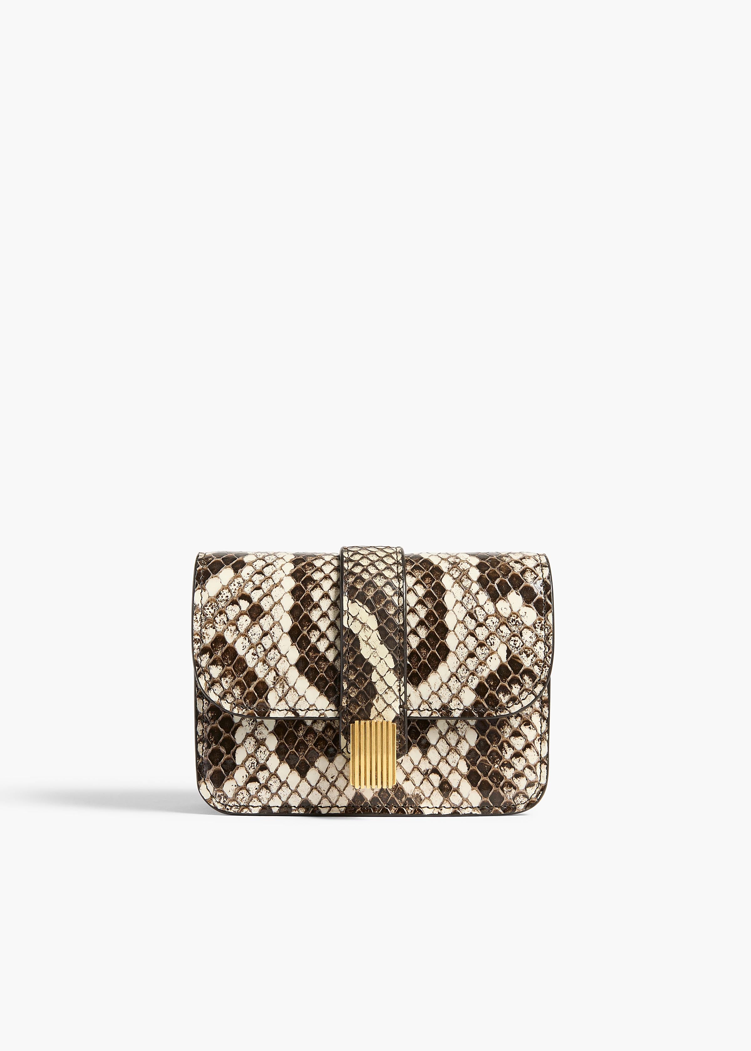 KHAITE  - Blake Nano Bag in Natural Python