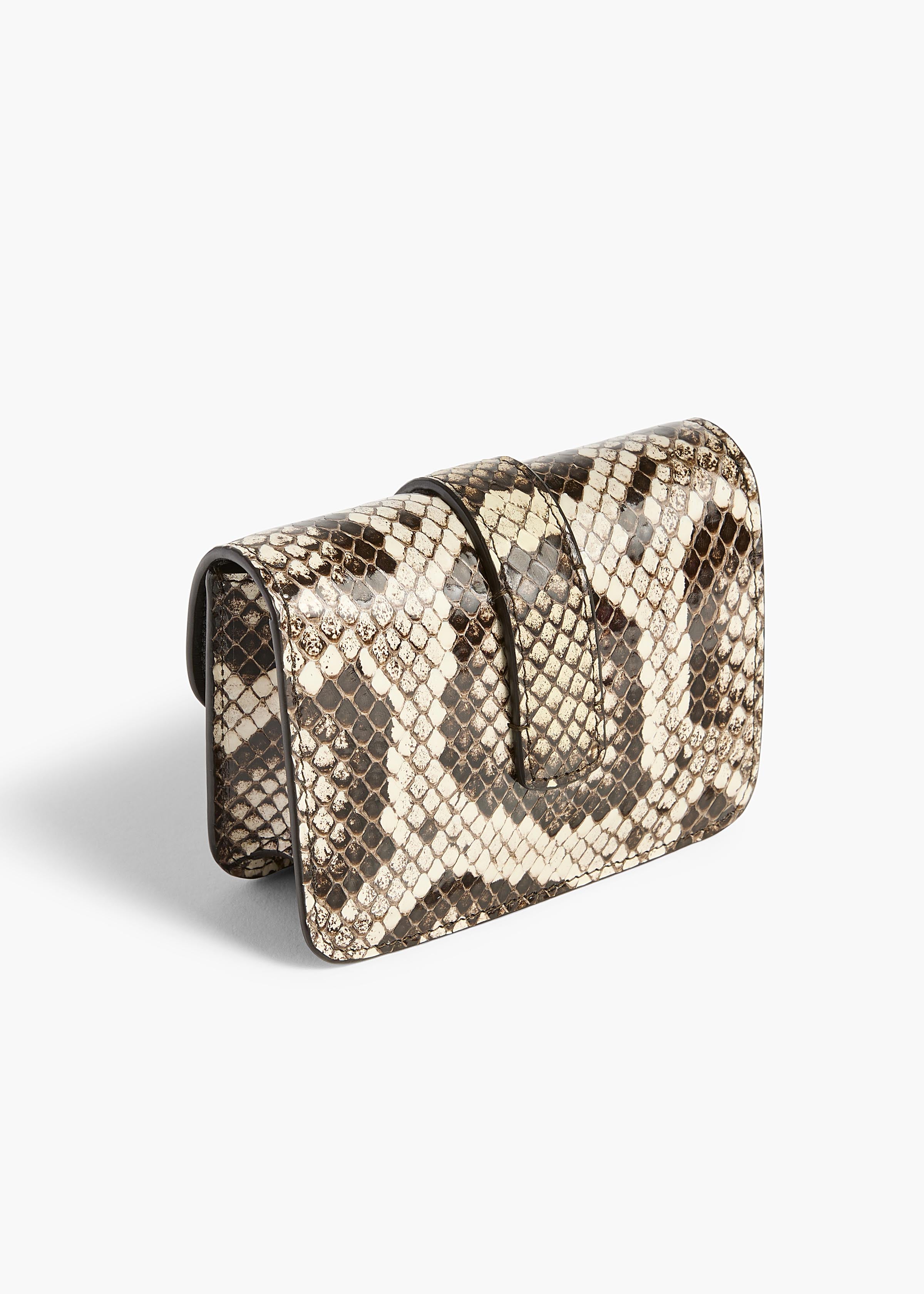 KHAITE  - Blake Nano Bag in Natural Python