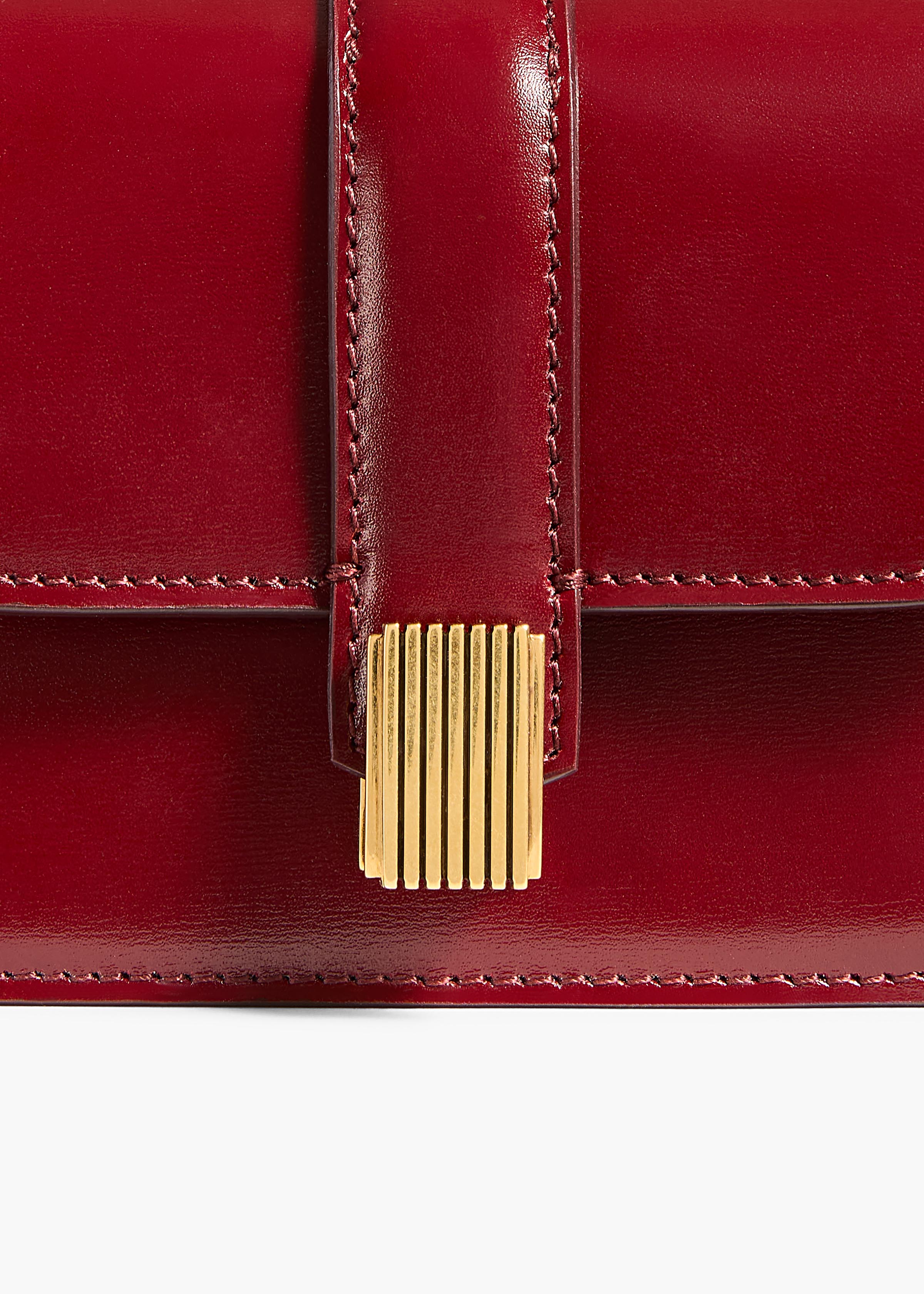 KHAITE  - Blake Nano Bag in Oxblood