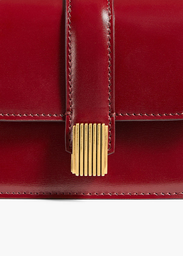 Blake Nano Bag in Oxblood