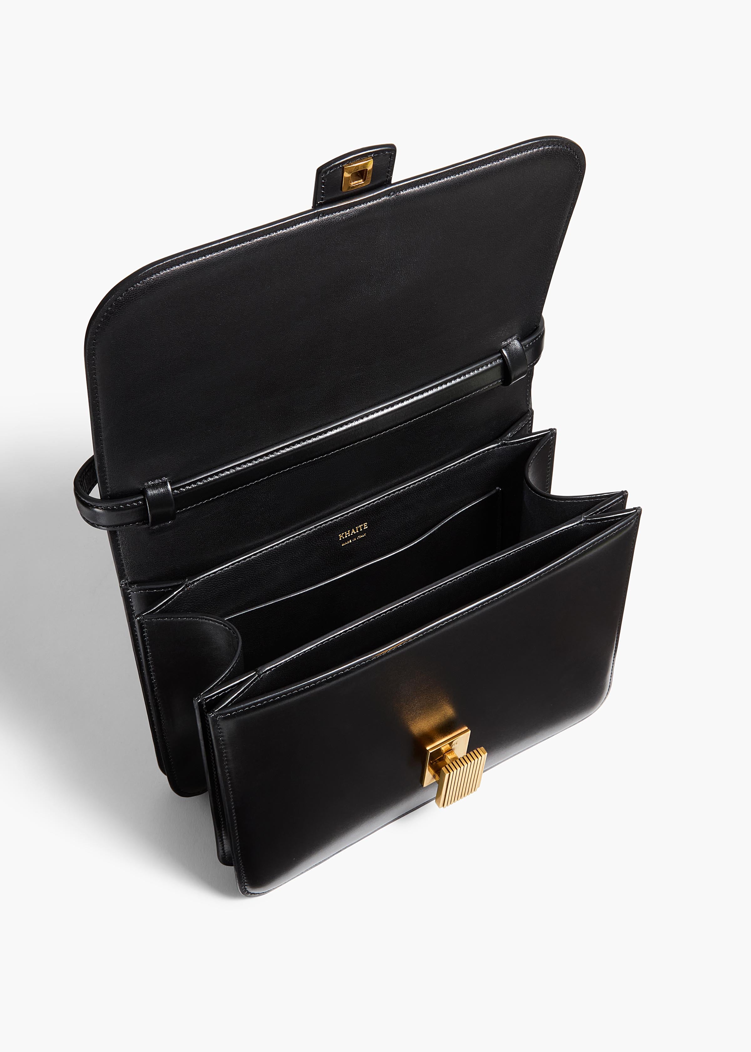 Blake Crossbody Bag in Black Leather – KHAITE