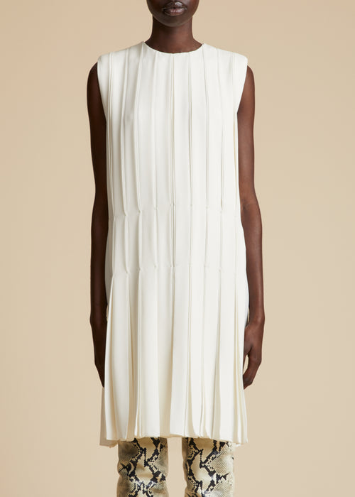 The Blaz Dress in Cream