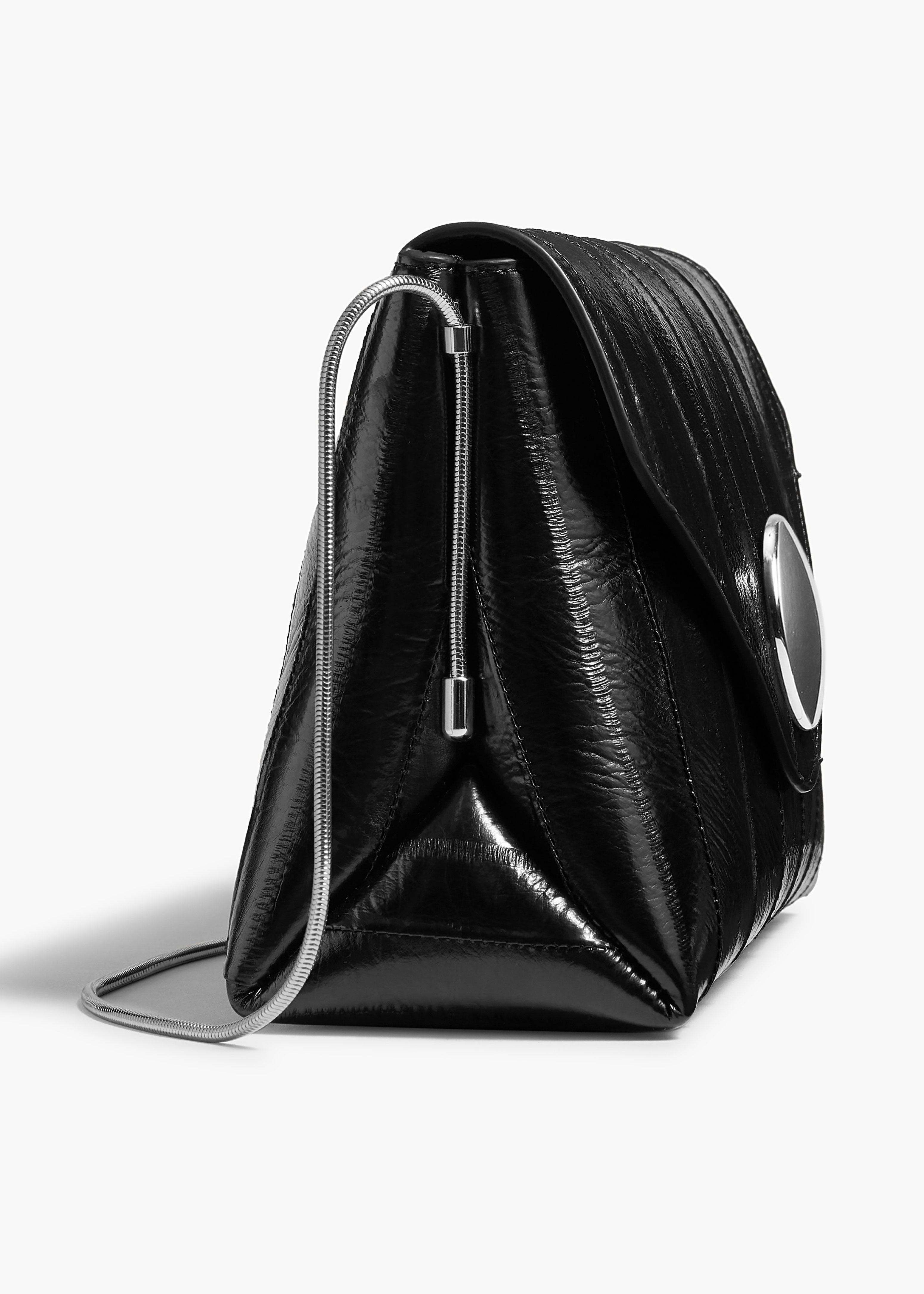 KHAITE LLC - Bobbi Bag in Black Eel Leather