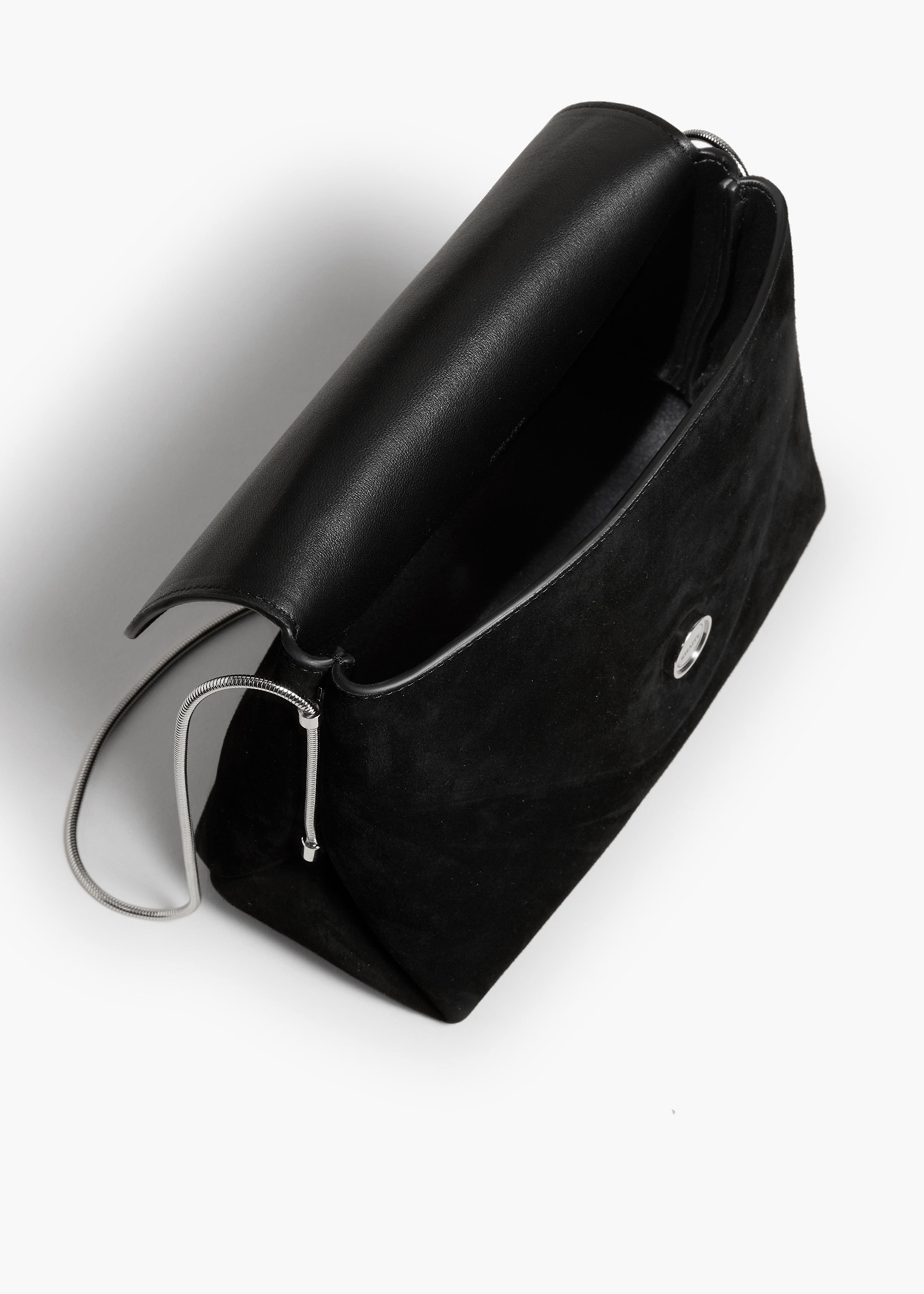 KHAITE LLC - Bobbi Bag in Black Suede