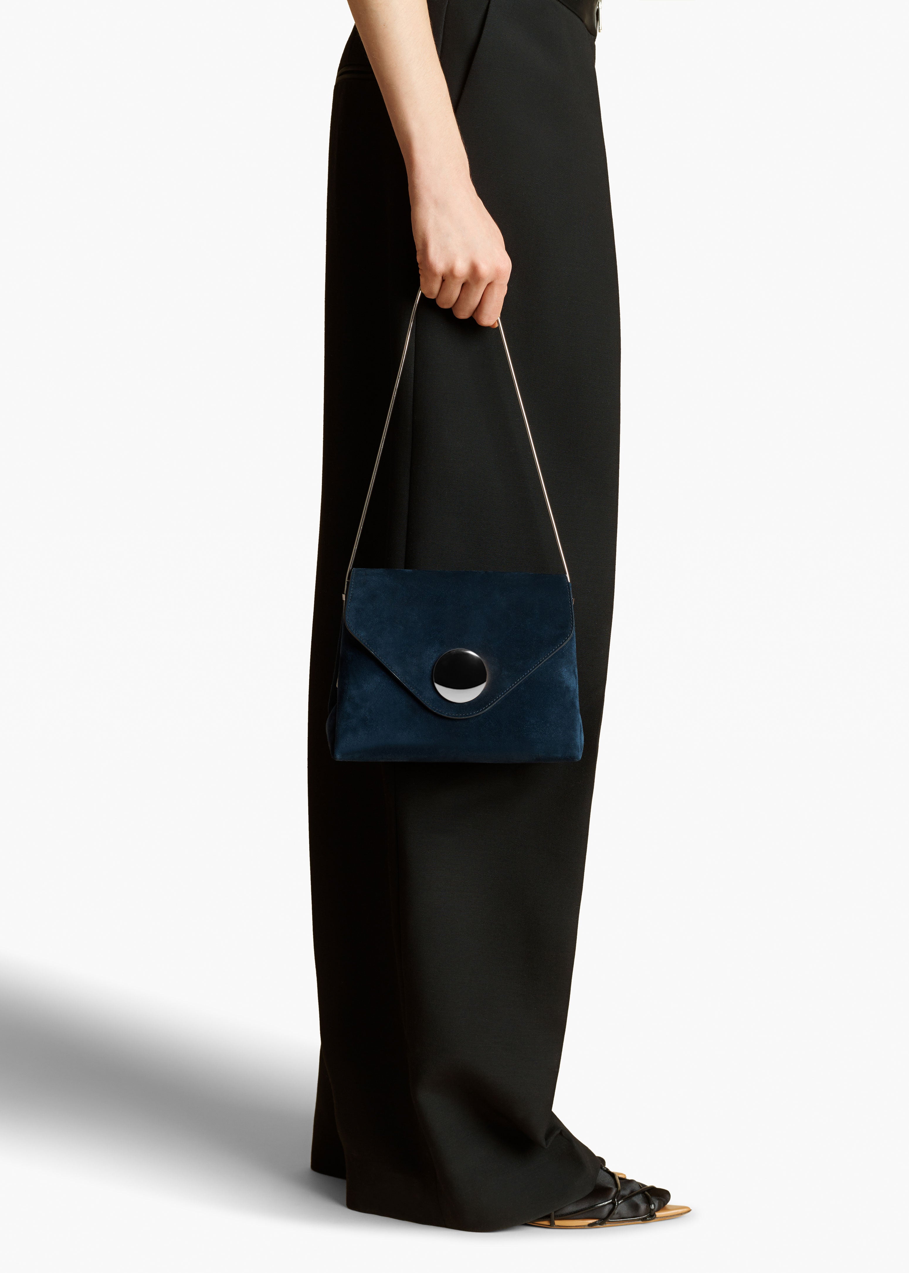 KHAITE LLC - Bobbi Bag in Midnight Suede