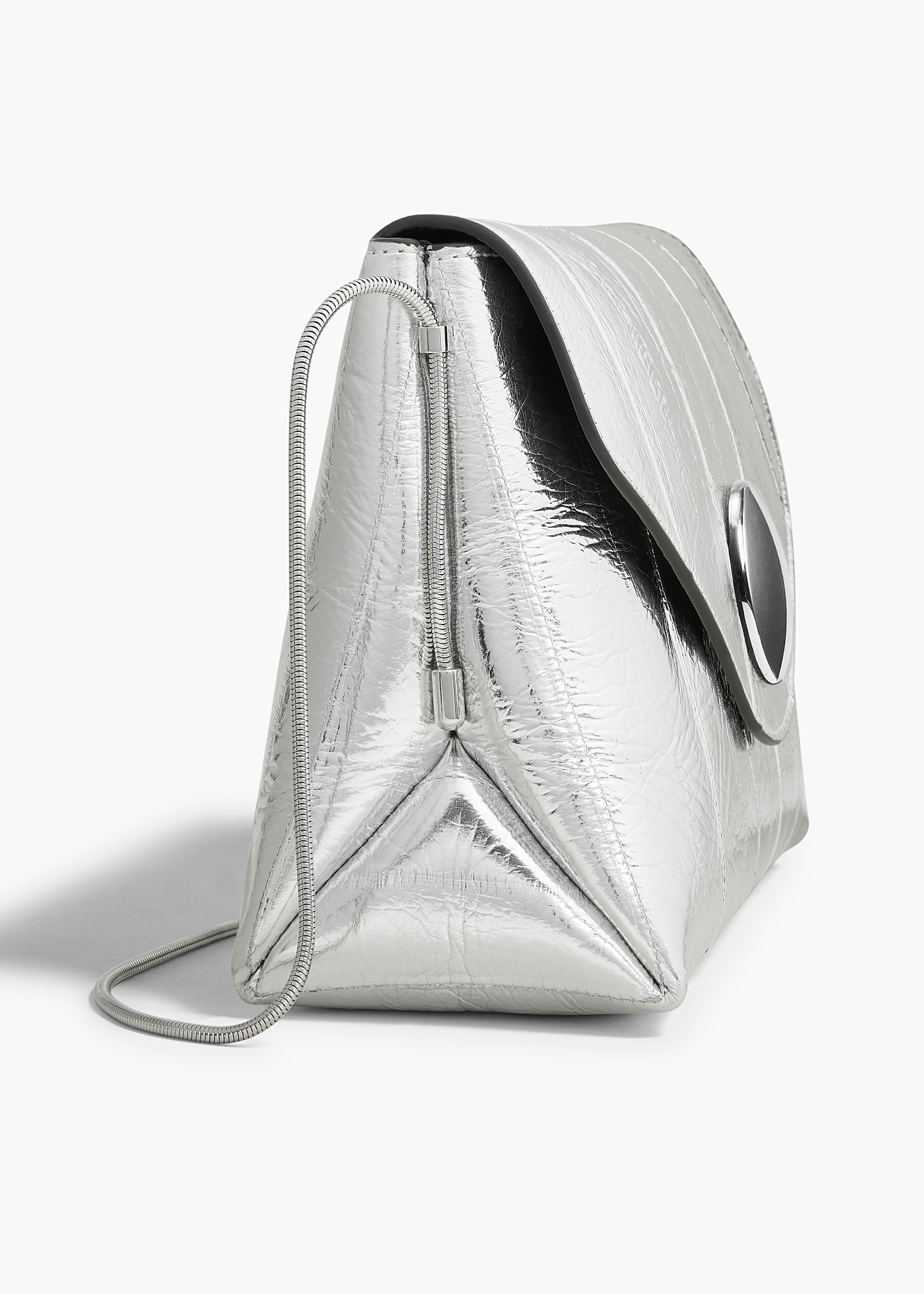 KHAITE LLC - Bobbi Bag in Silver Eel Leather