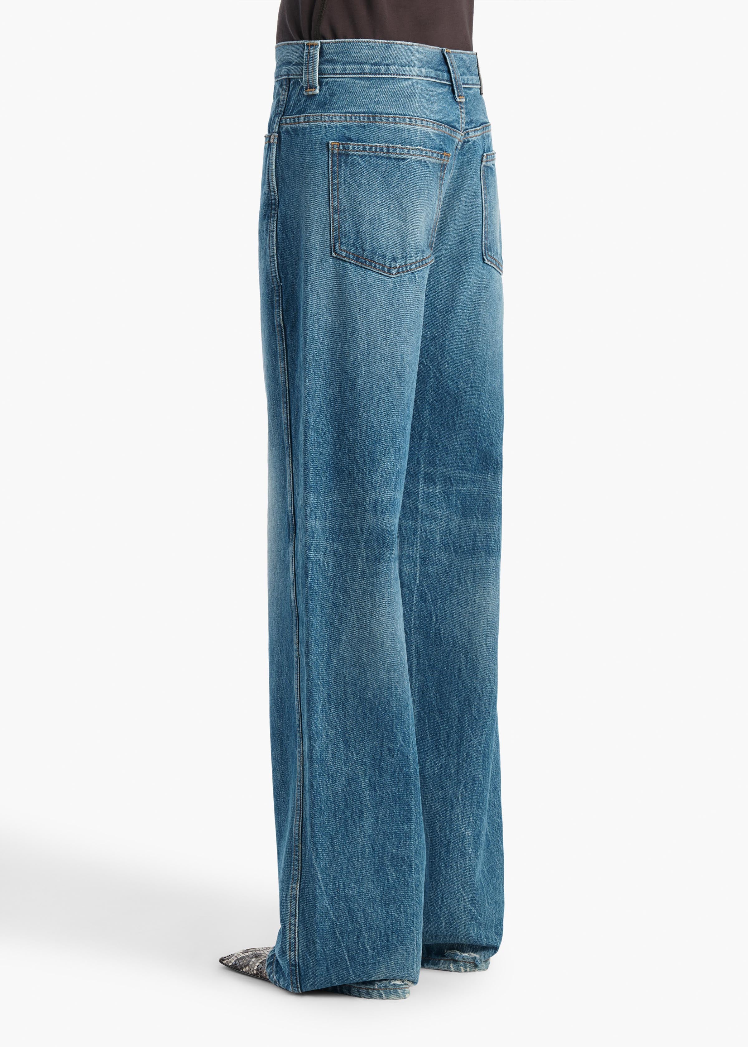 デニム/ジーンズ BOONIE TROUSERS COTTON DENIM Bonnie Jean in Holbrook – KHAITE