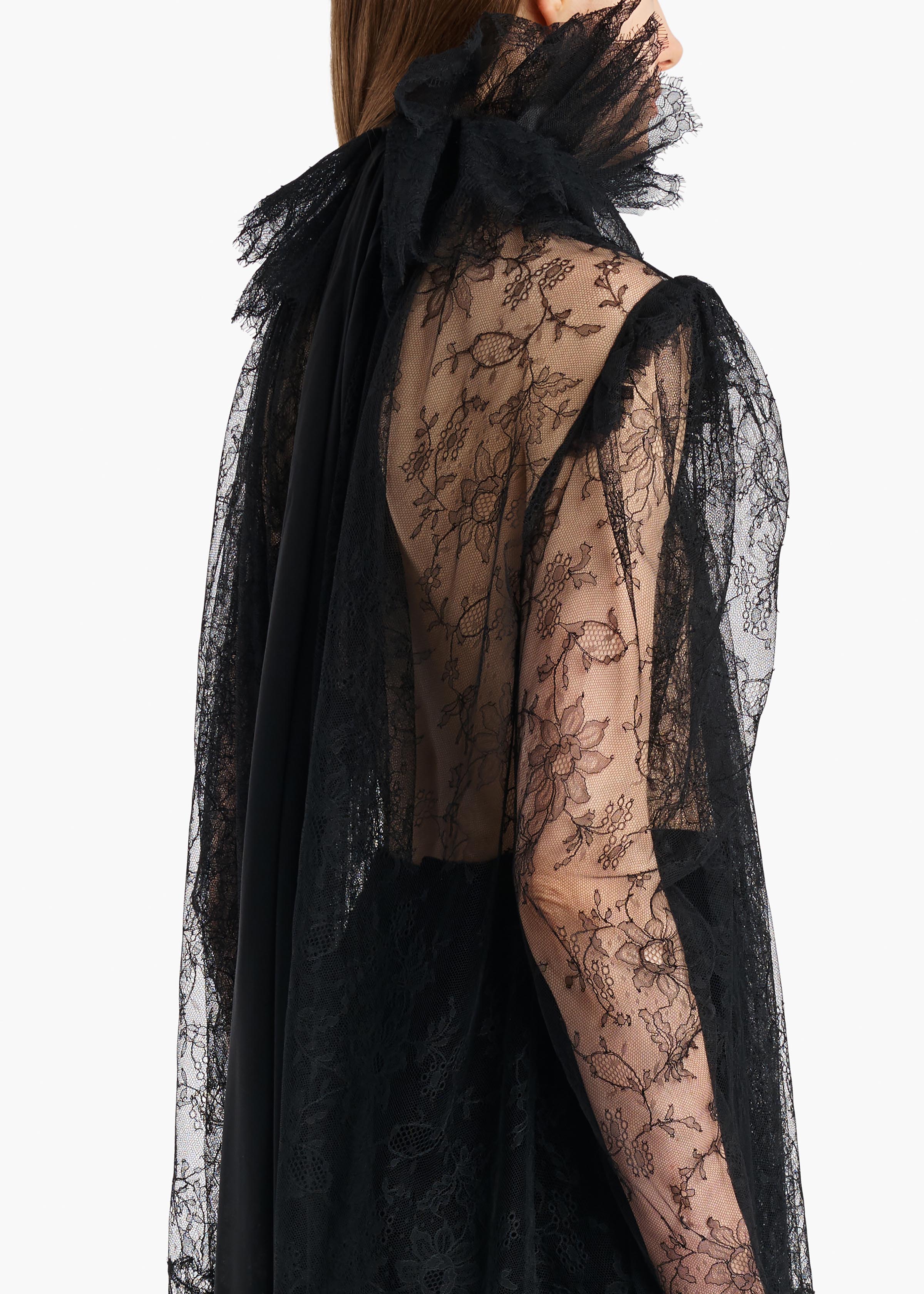 Bonnie Top in Black Lace