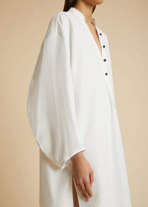 The Brom Dress in White