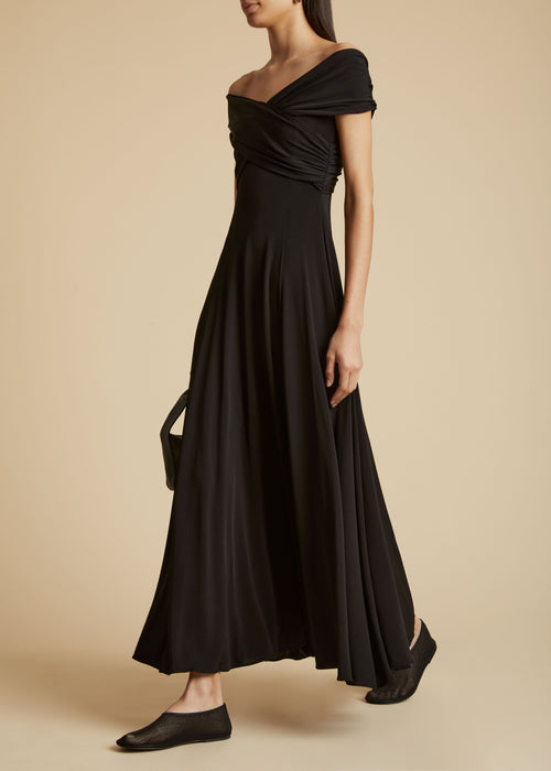 The Bruna Dress in Black