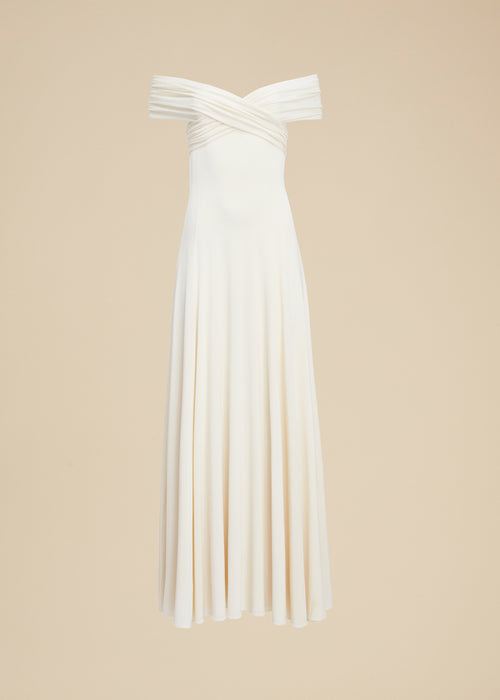 The Bruna Dress in Cream