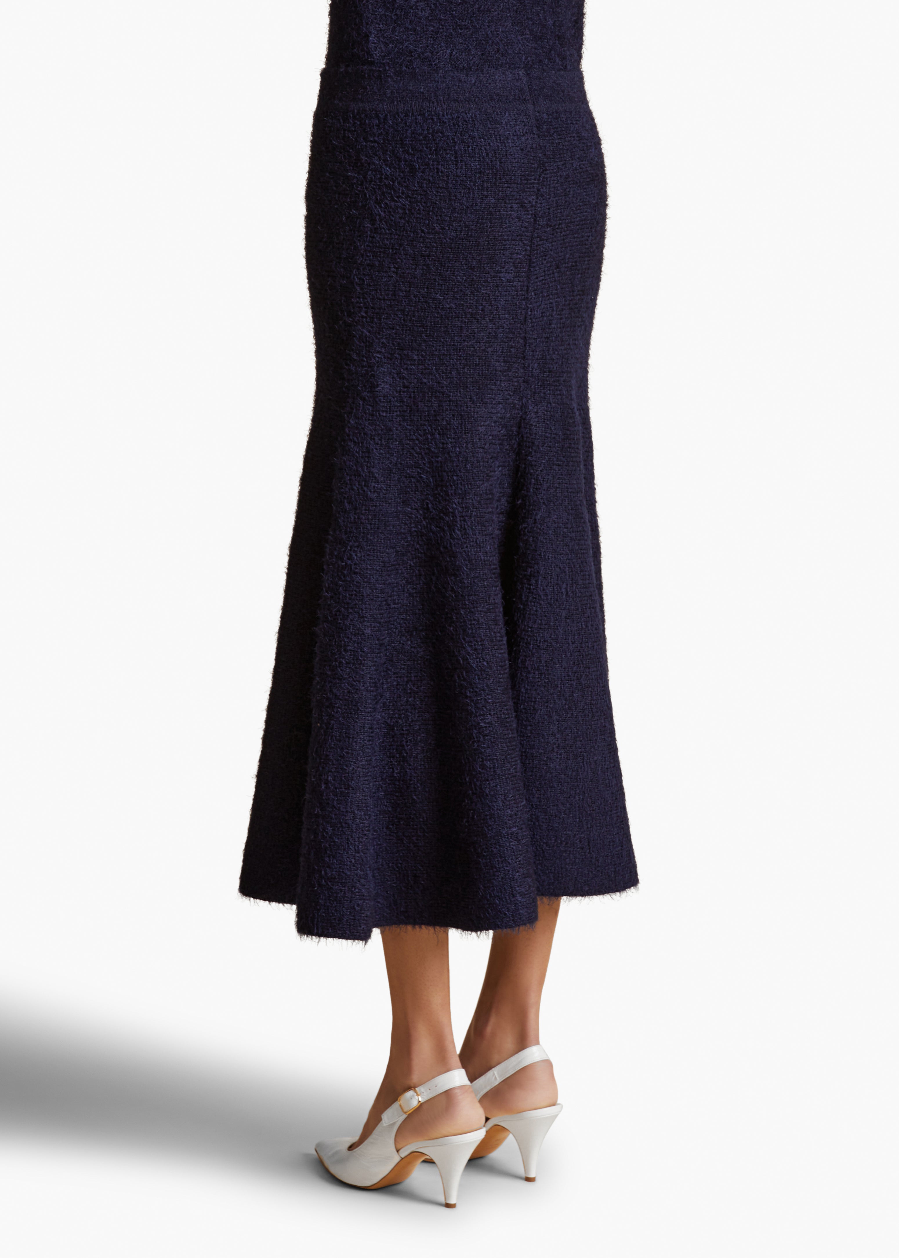 Cadence Skirt in Navy BACK VIEW