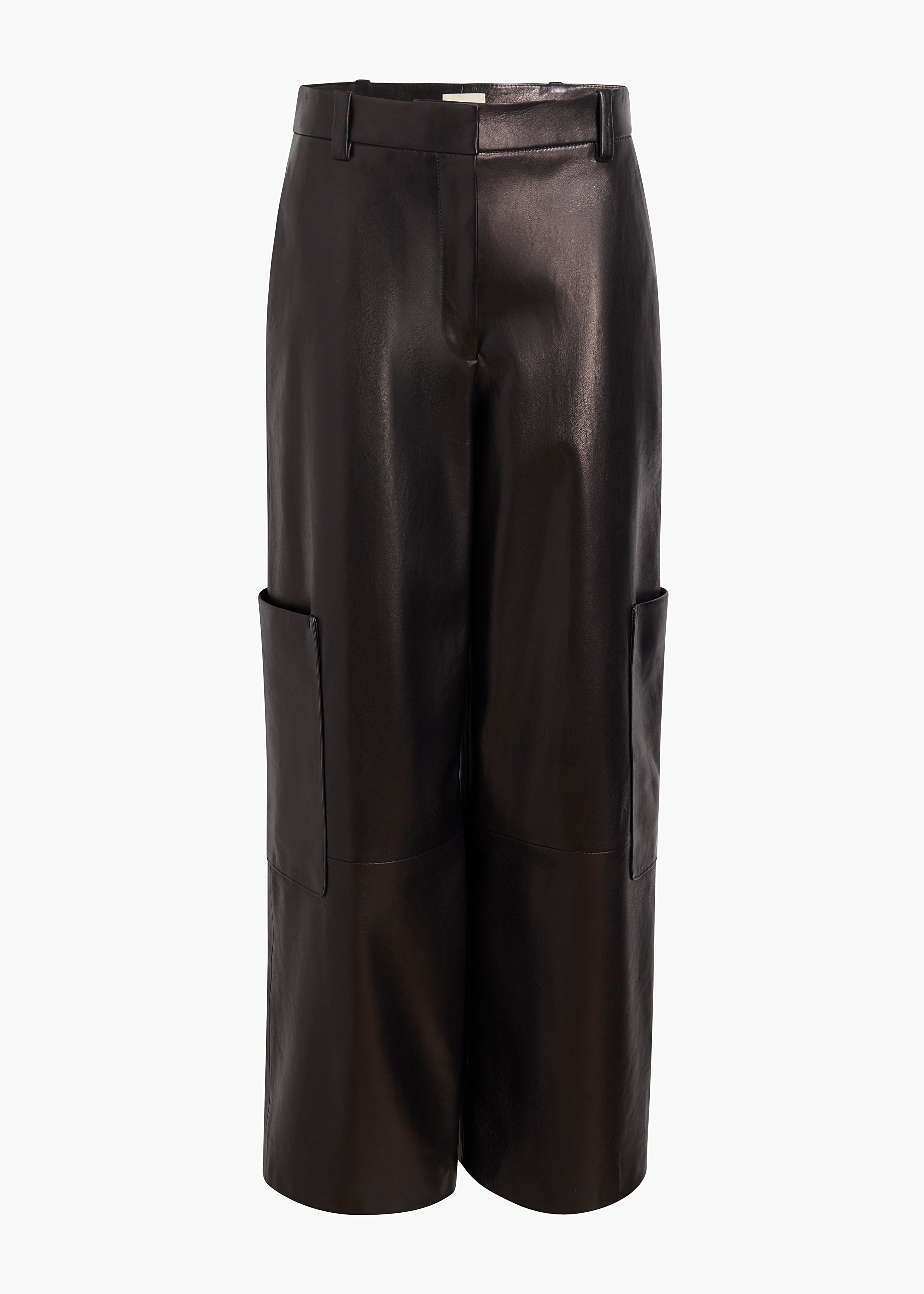 KHAITE - Caiton Pant in Black Leather