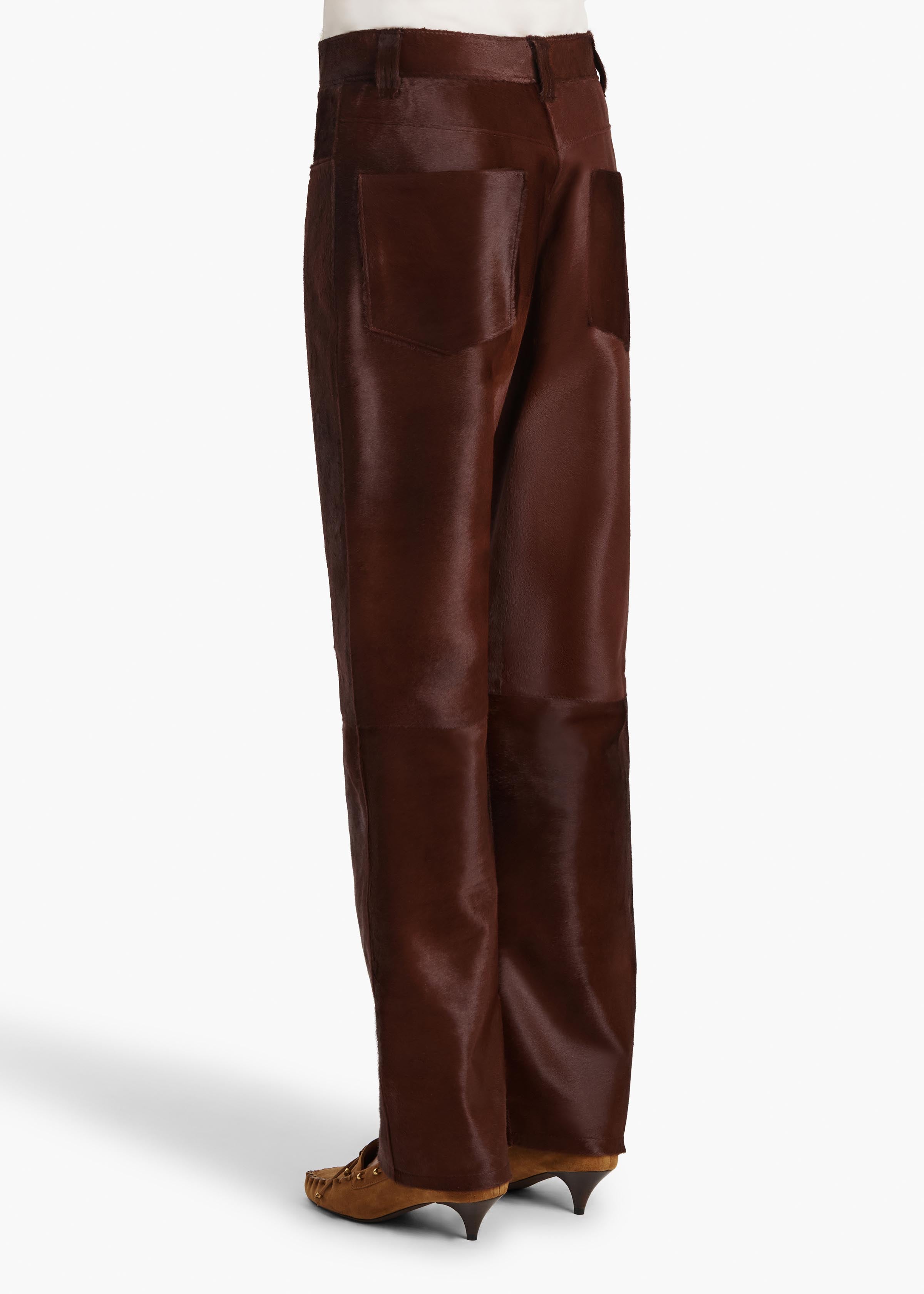 Callum Pant in Bordeaux Haircalf